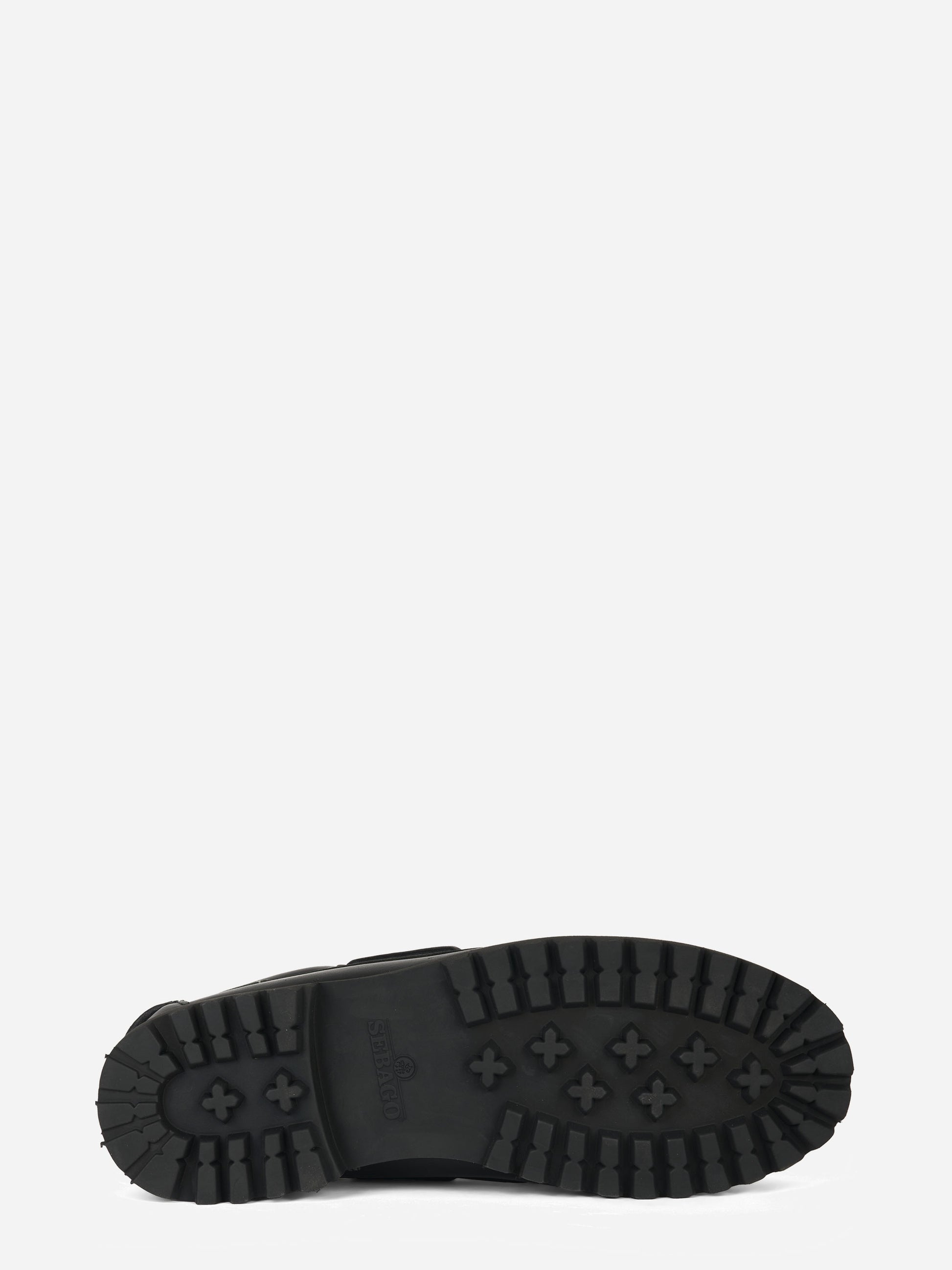 Stringata Acadia in pelle Nera