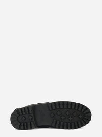 Stringata Acadia in pelle Nera