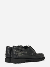 Stringata Acadia in pelle Nera
