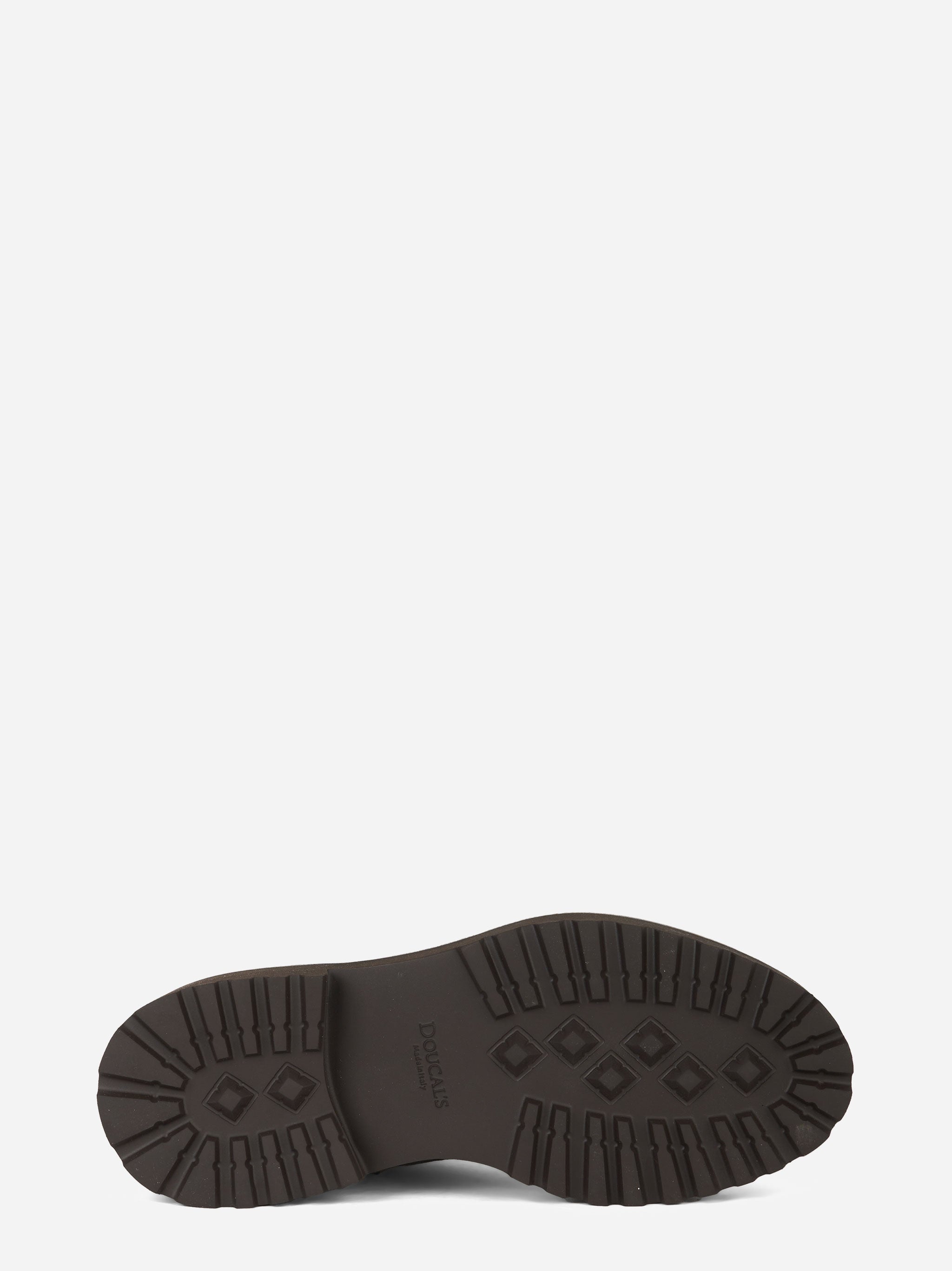 Stivale allacciato in suede con zip laterale Grigio