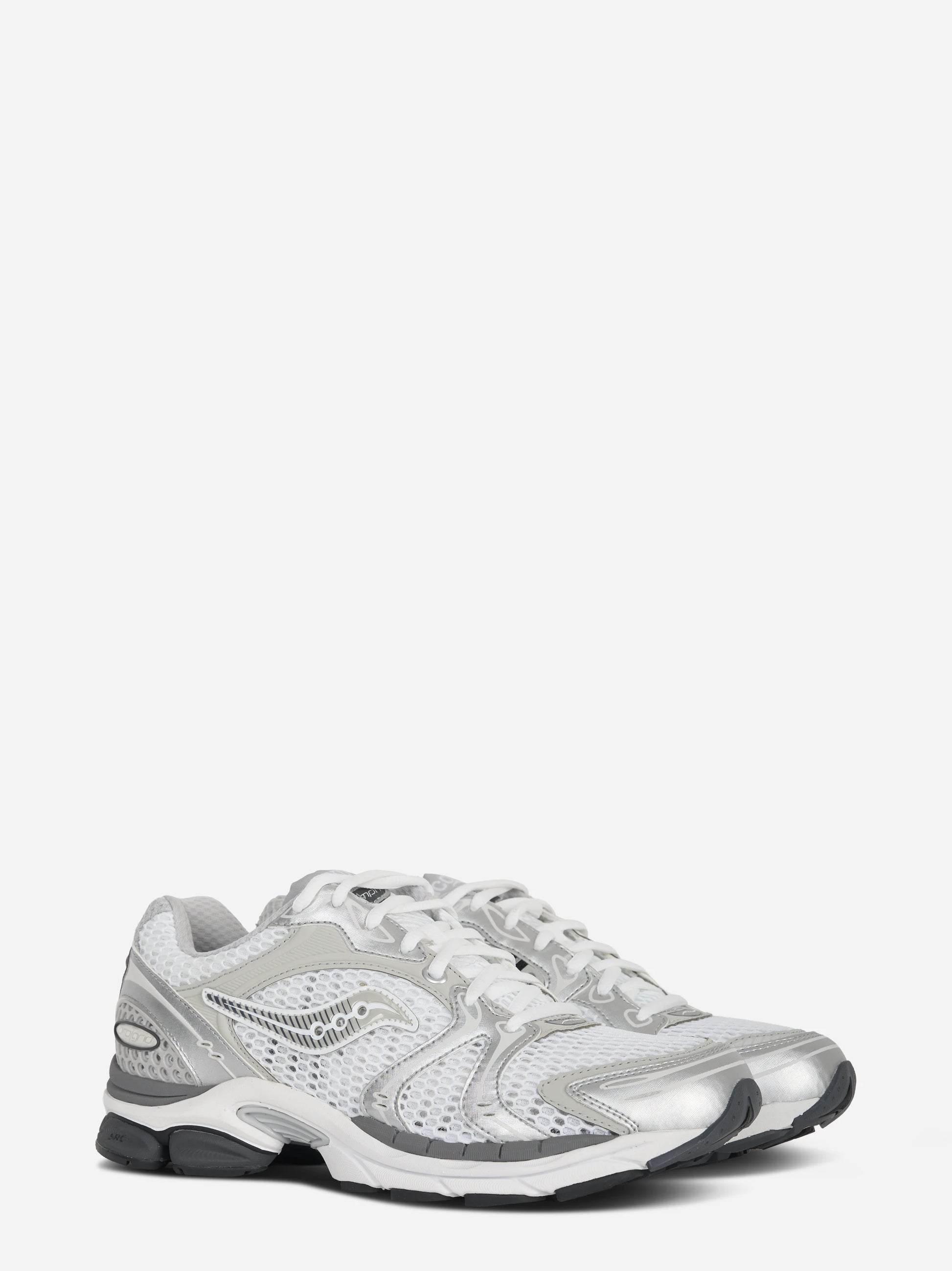 Sneakers Triumph bianche e argento