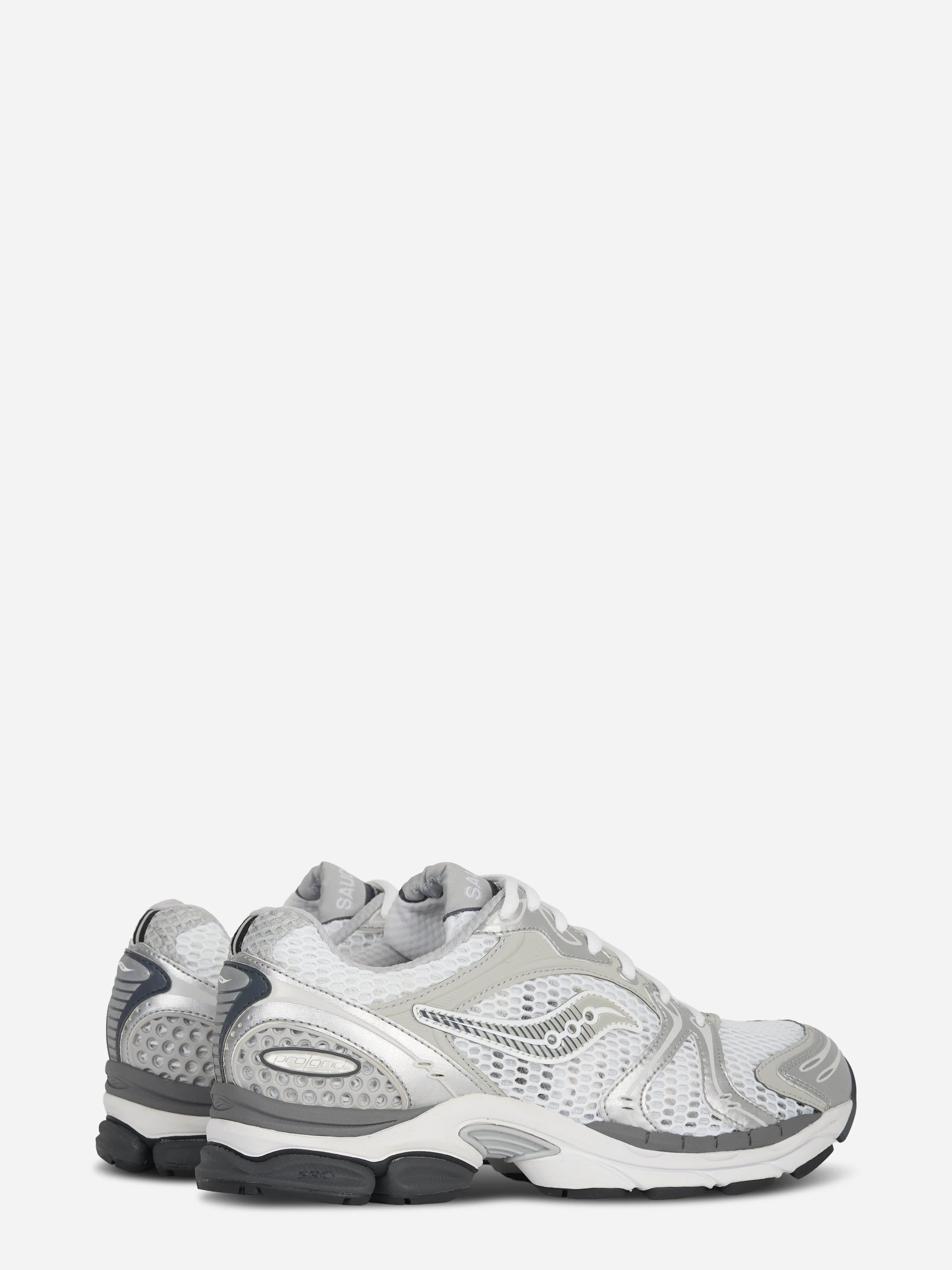 Sneakers Triumph bianche e argento