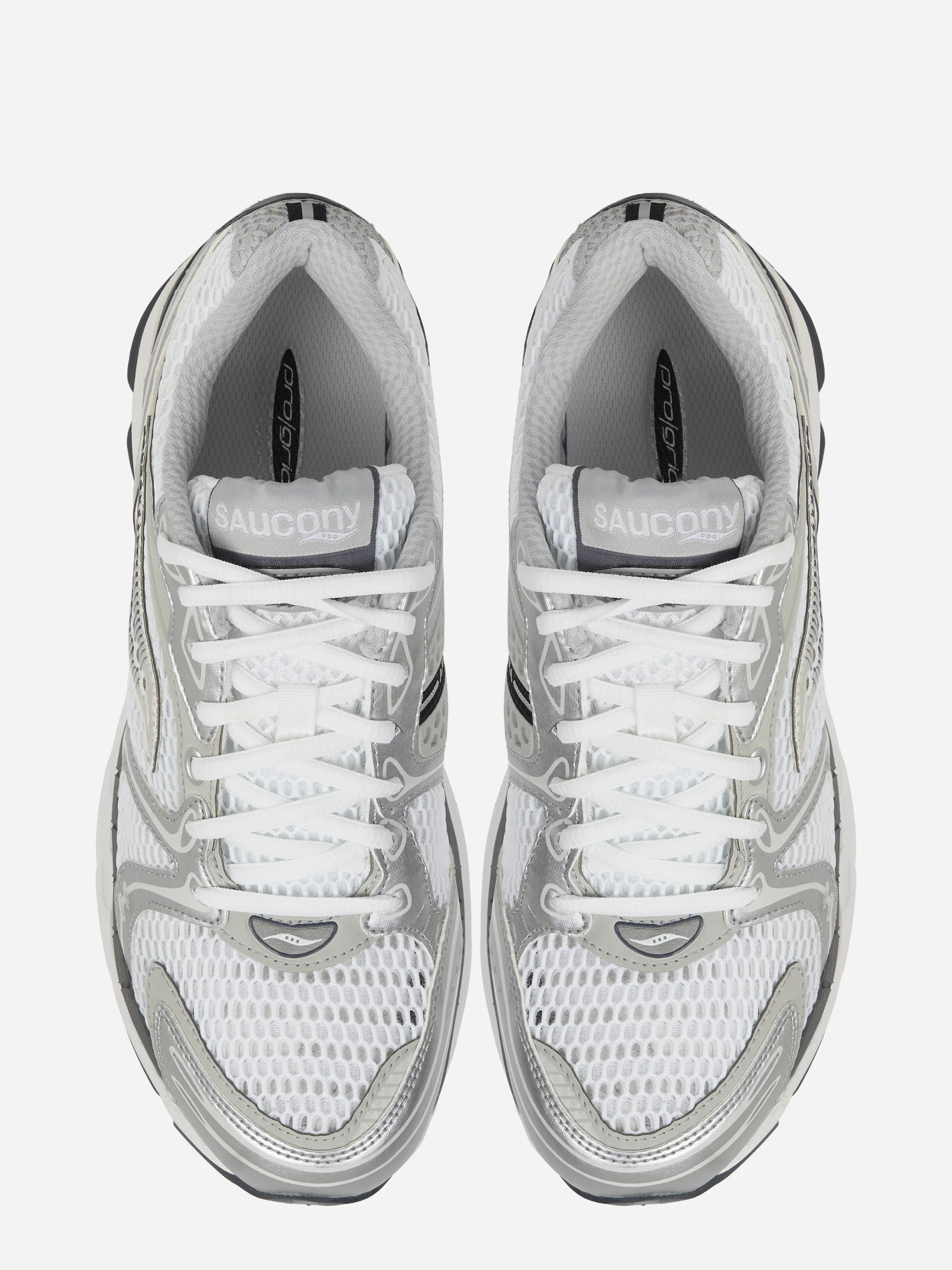 Sneakers Triumph bianche e argento