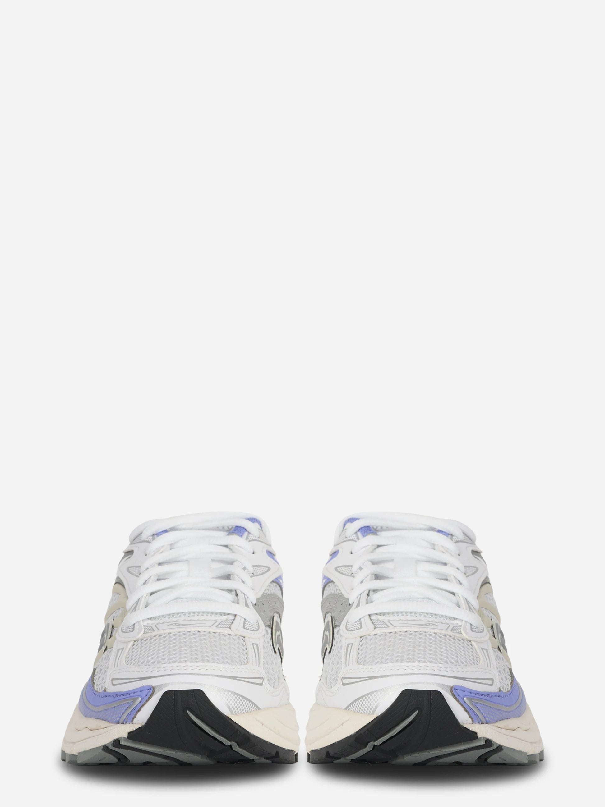Sneakers Omni Pro Grid bianche con dettagli lilla