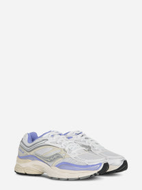 Sneakers Omni Pro Grid bianche con dettagli lilla