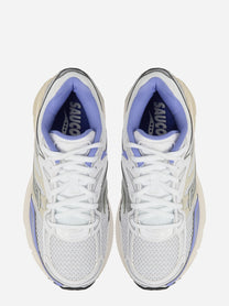 Sneakers Omni Pro Grid bianche con dettagli lilla