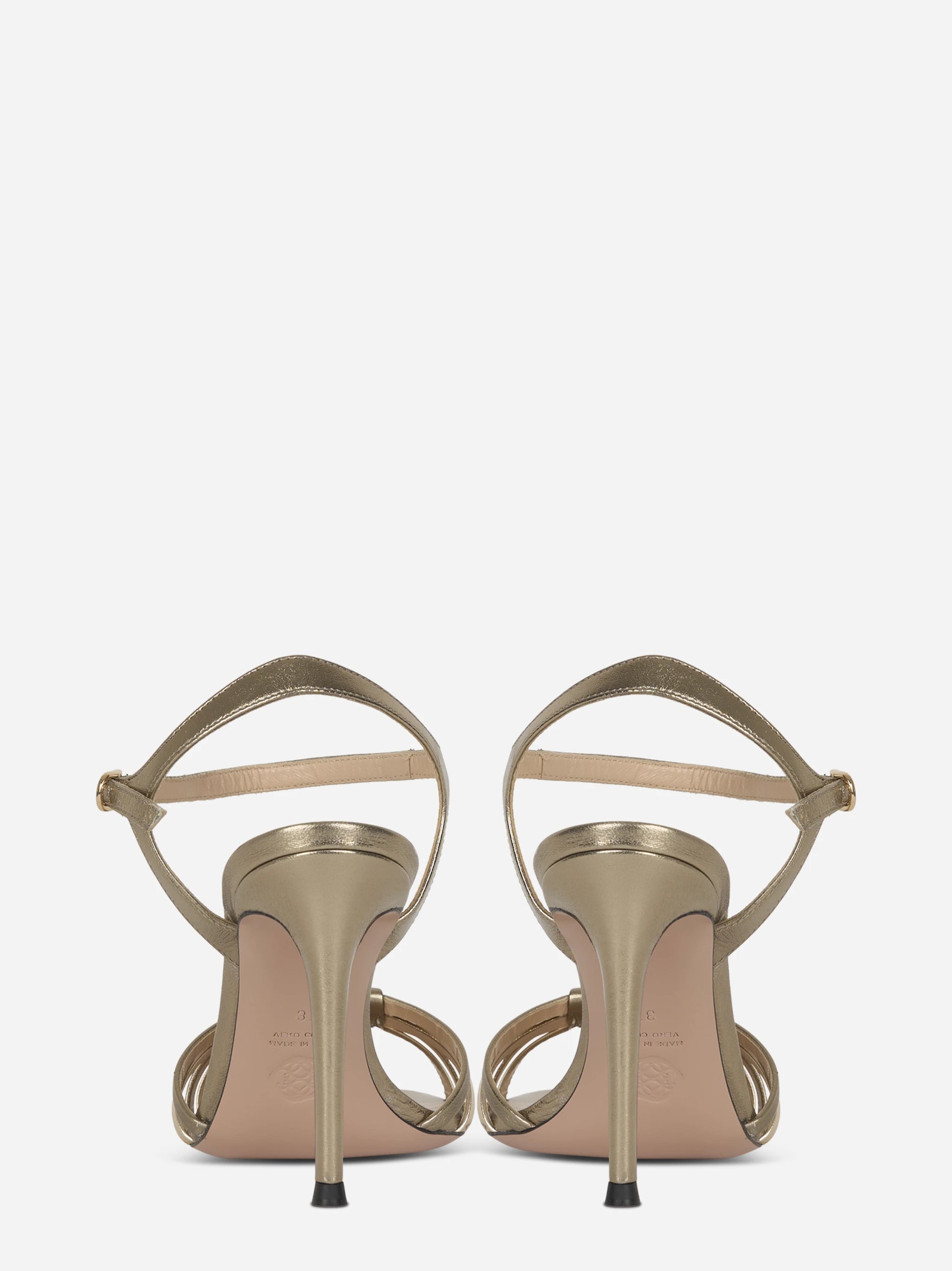 Sandalo oro metallizzato