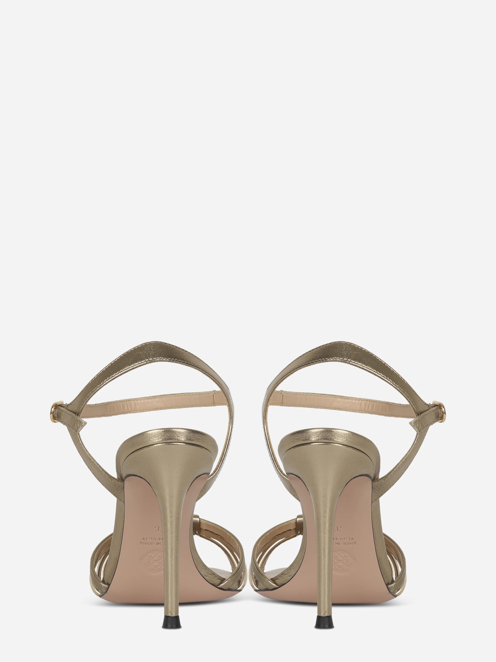 Sandalo oro metallizzato