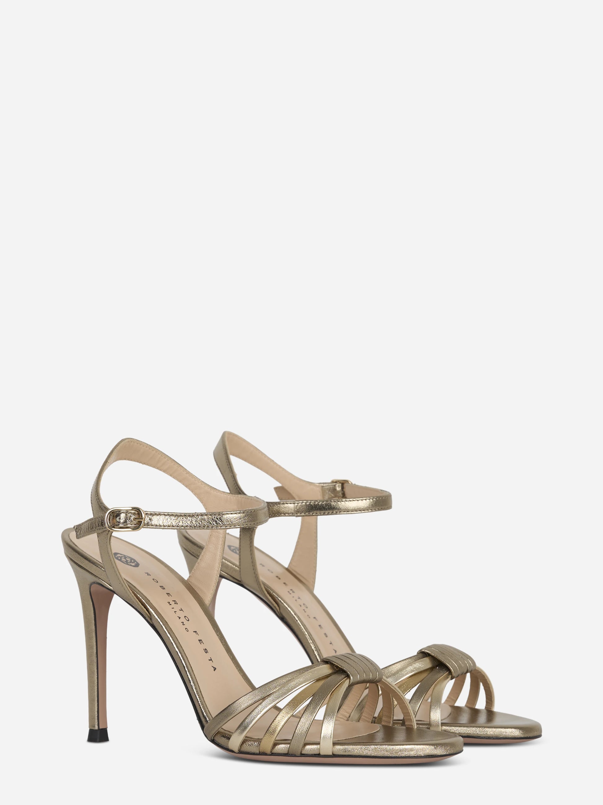 Sandalo oro metallizzato