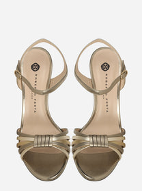 Sandalo oro metallizzato