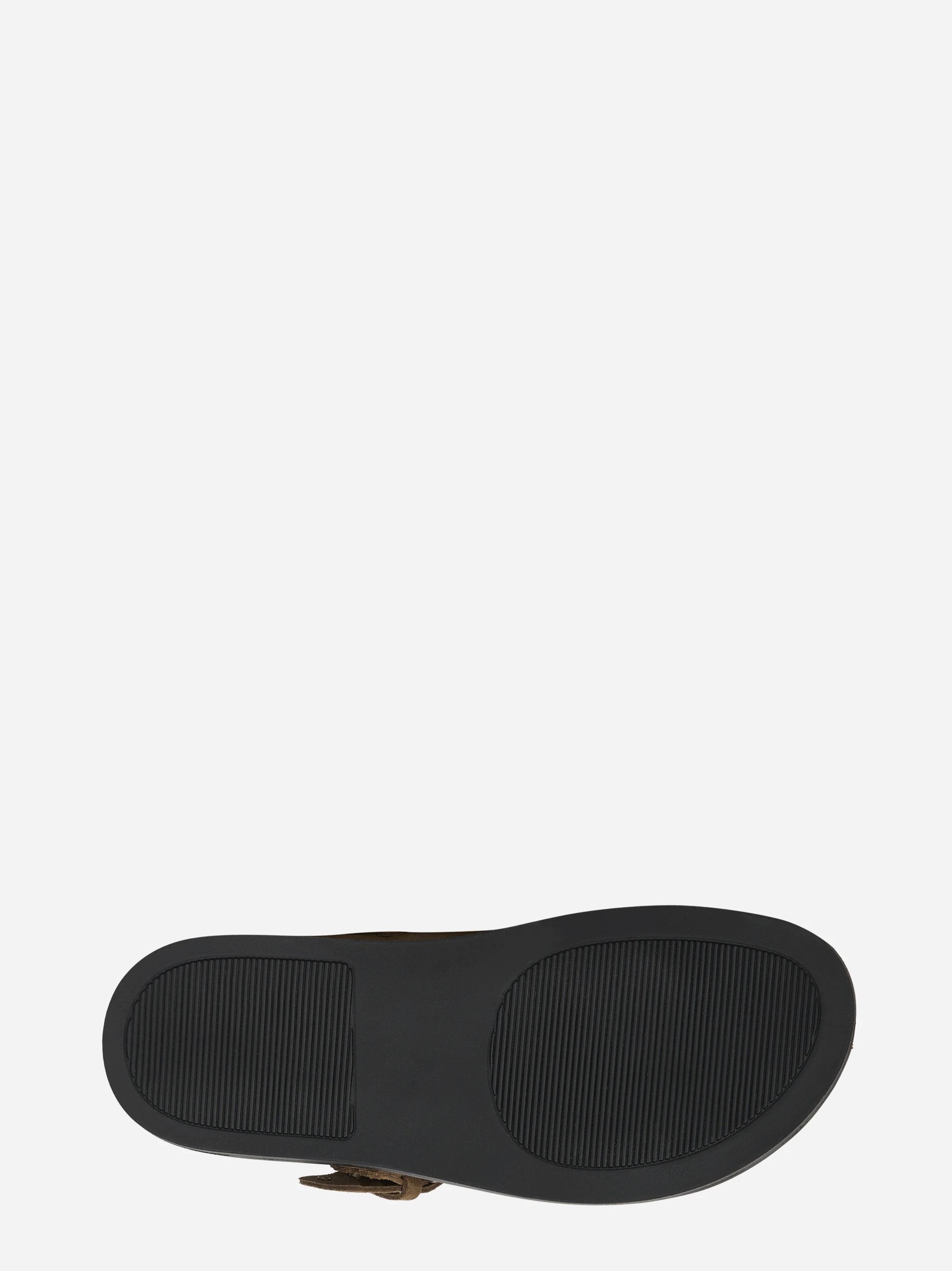 Sabot marrone in suede