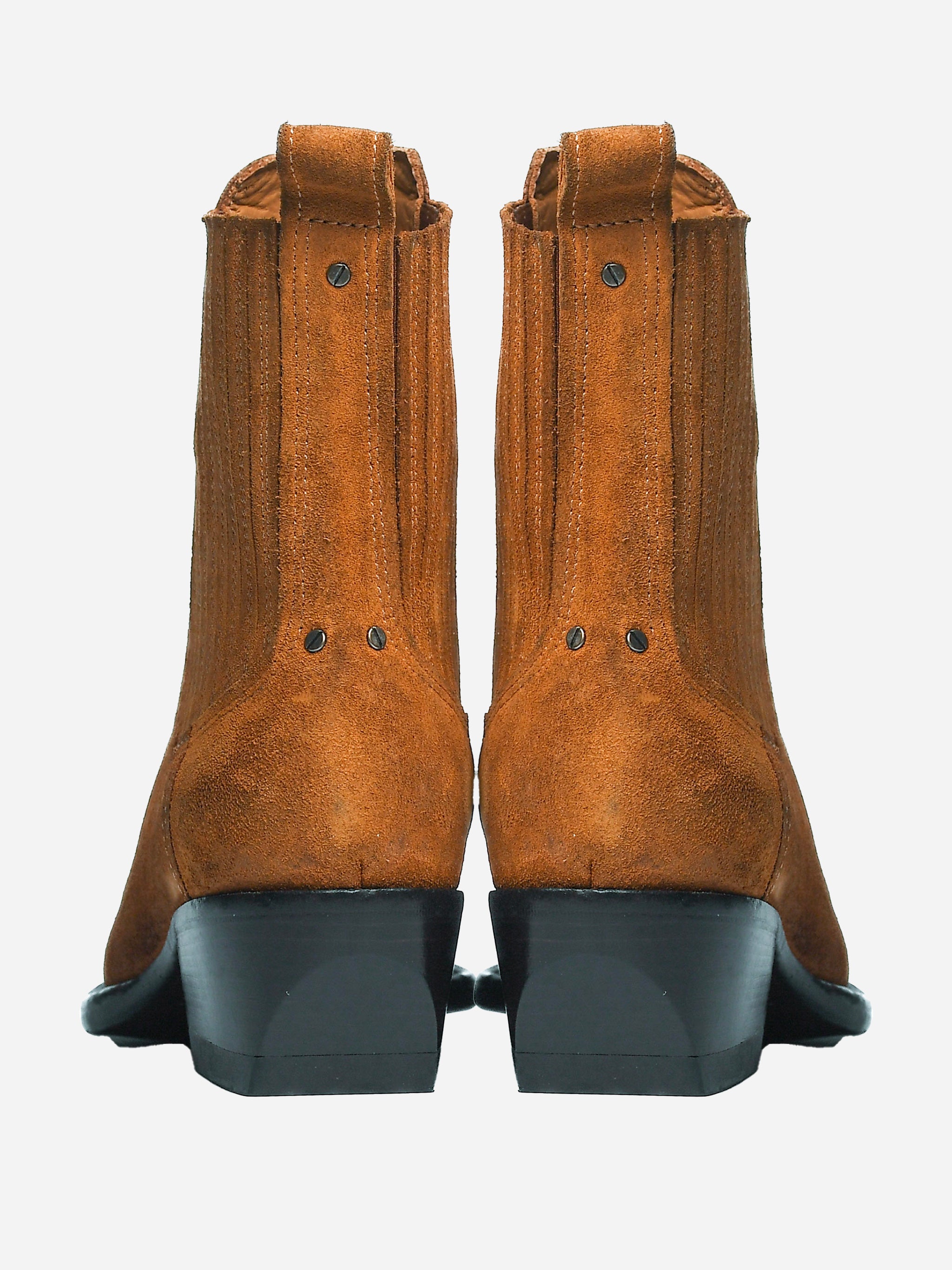 Stivali Debbie in suede marrone Marrone