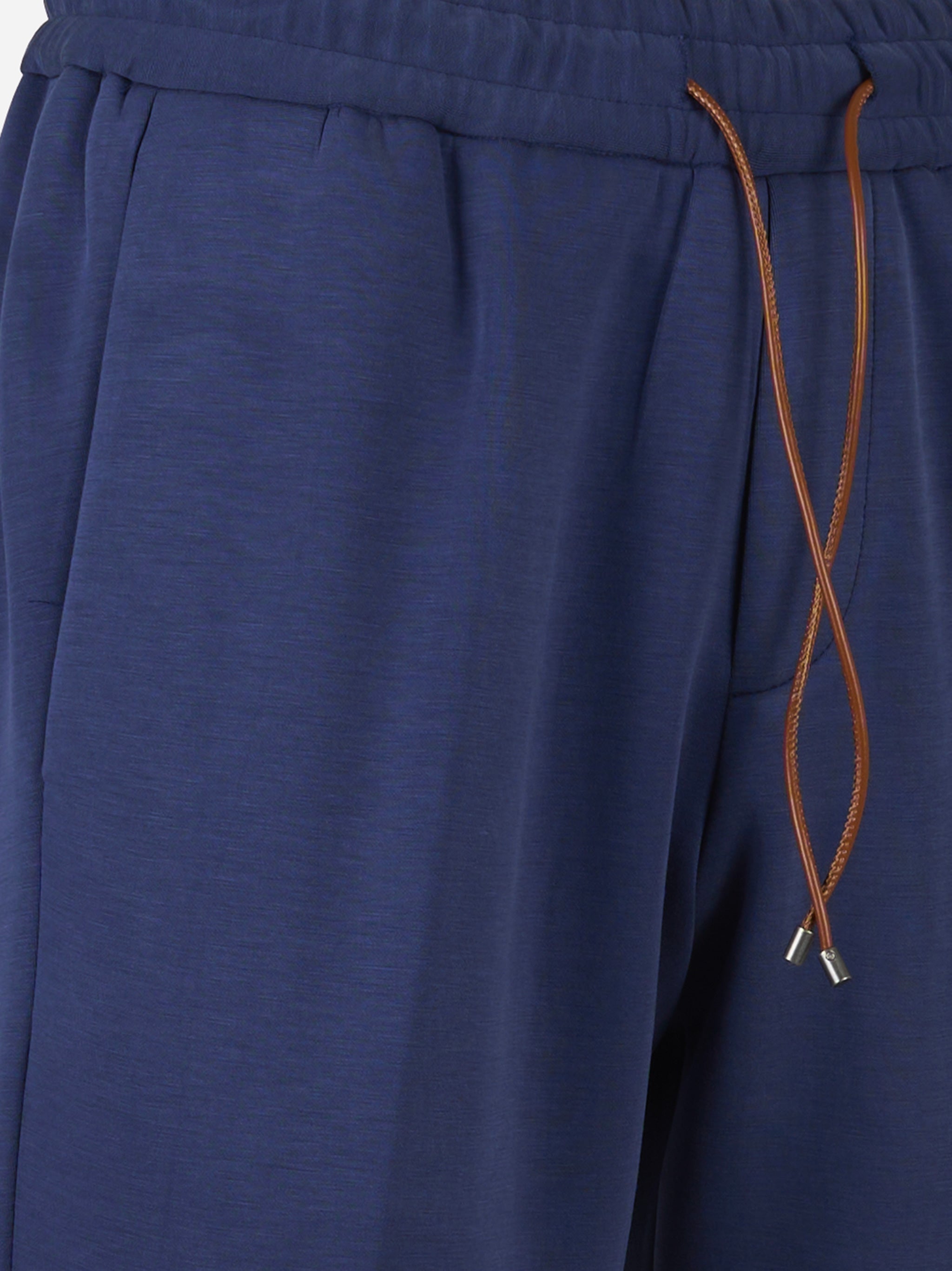 Pantalone jogging in jersey Blu