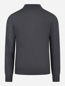 Lupetto in lana merinos extrafine grigio