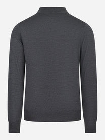 Lupetto in lana merinos extrafine grigio