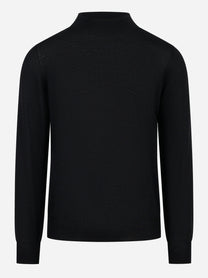 Lupetto in lana merinos extrafine nero