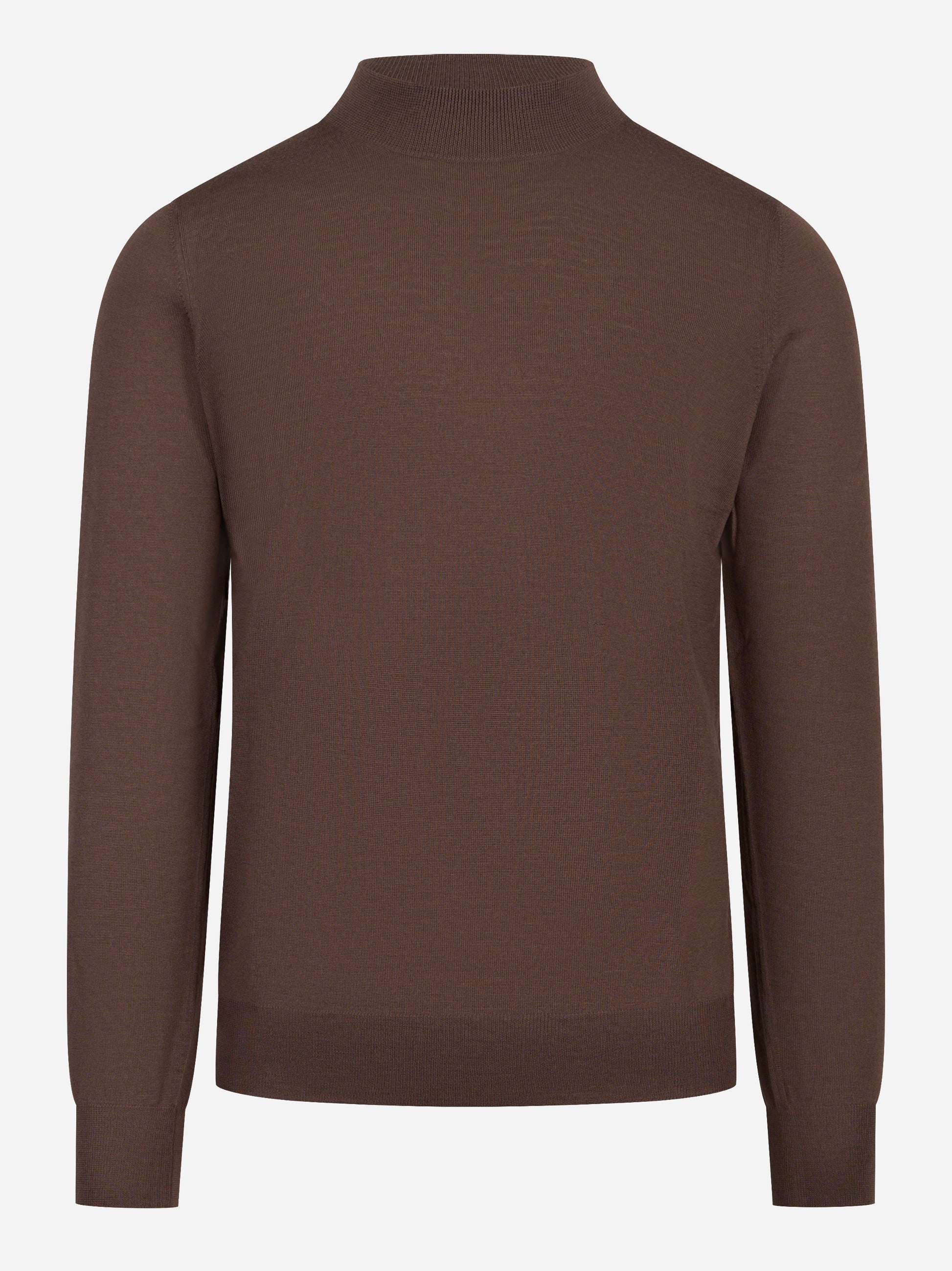 Lupetto in lana merinos extrafine marrone