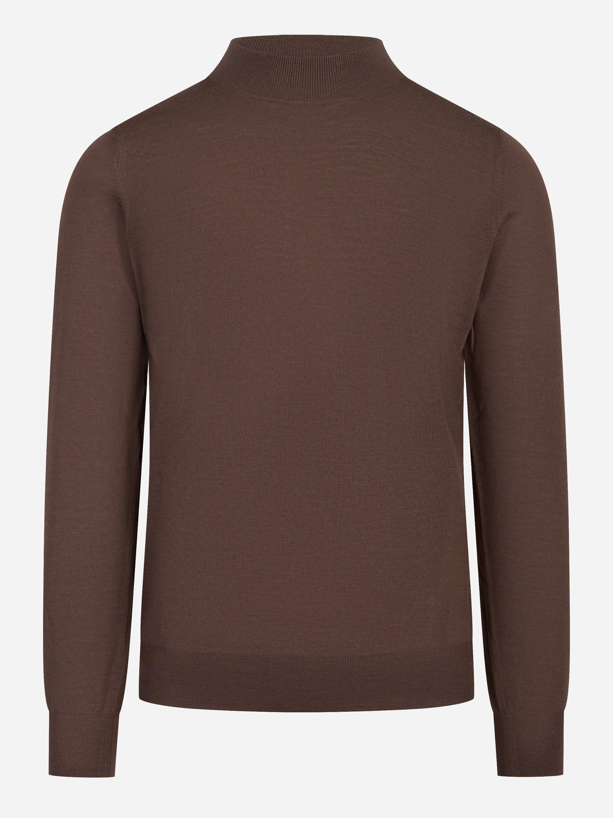 Lupetto in lana merinos extrafine marrone