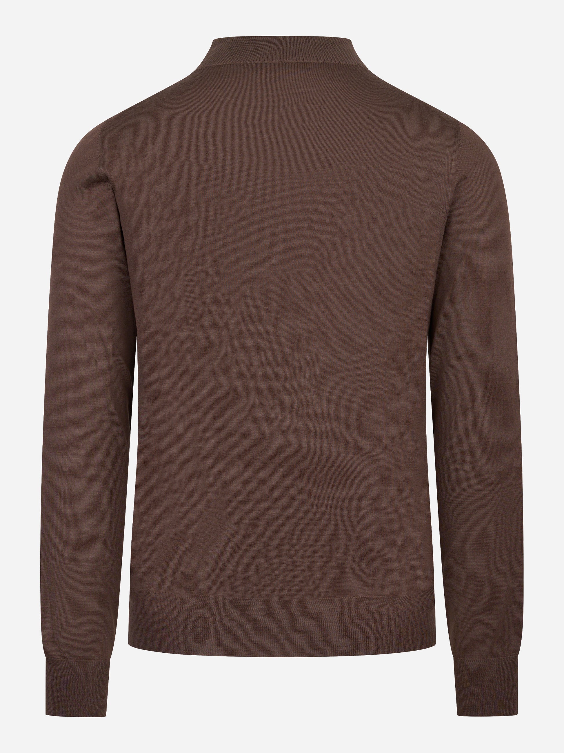 Lupetto in lana merinos extrafine marrone