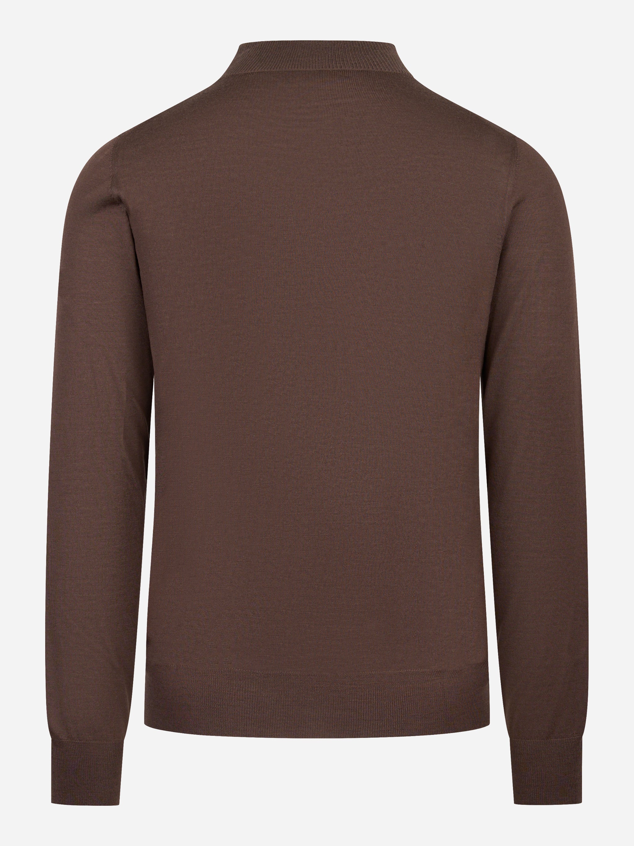 Lupetto in lana merinos extrafine marrone