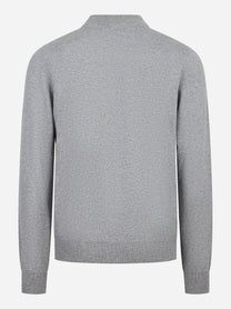 Lupetto in cashmere grigio