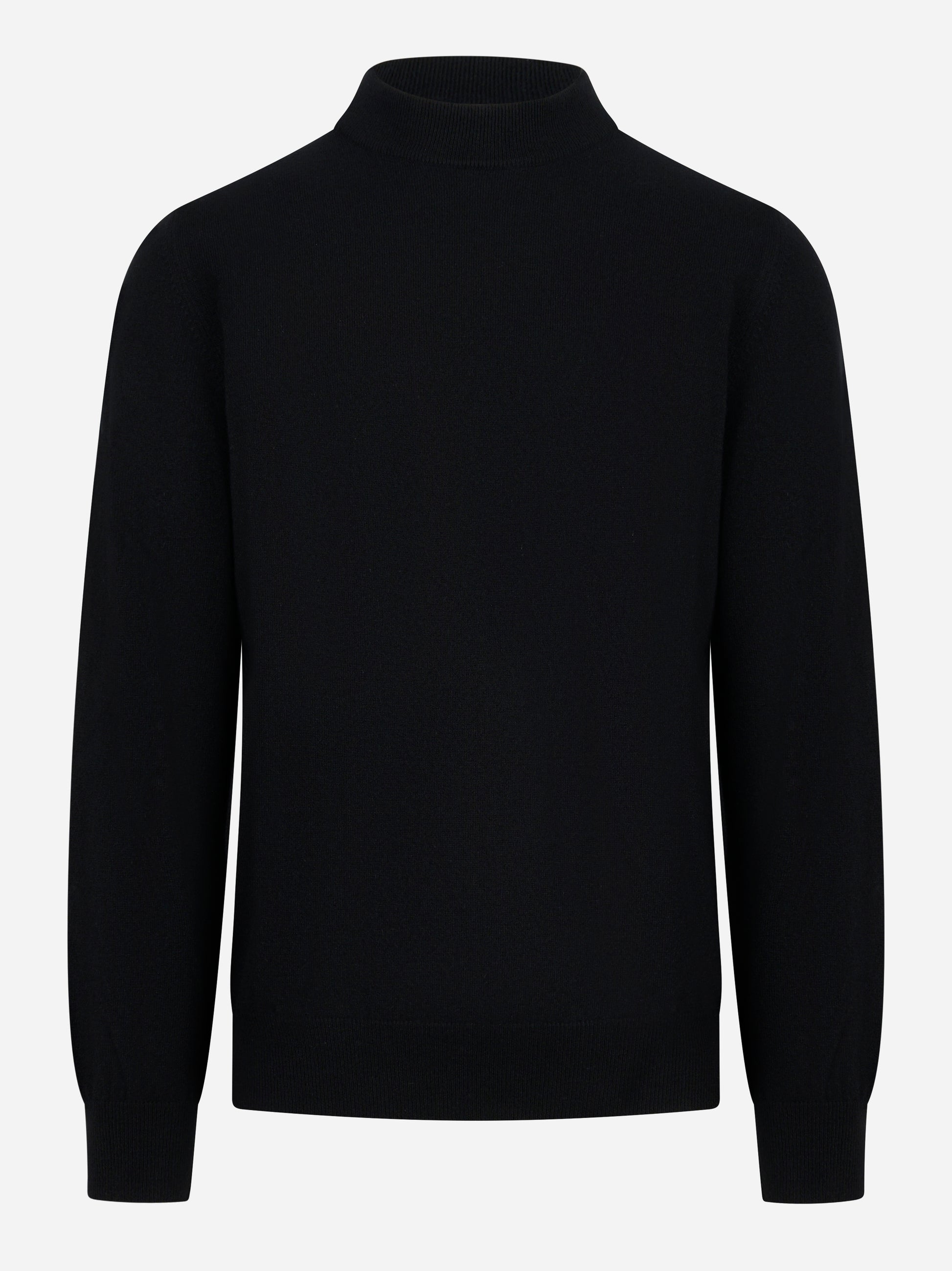 Lupetto in cashmere nero