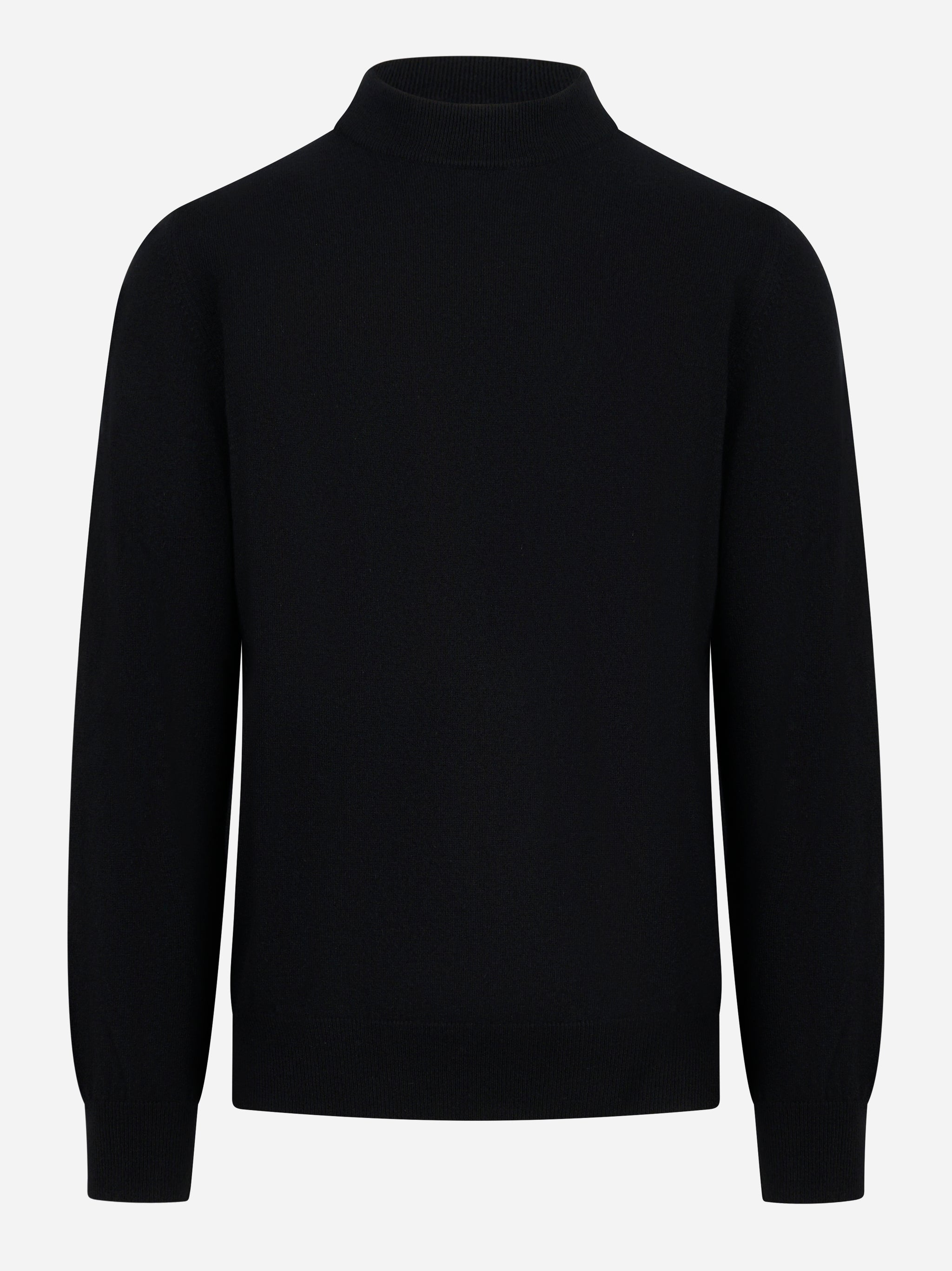 Lupetto in cashmere nero