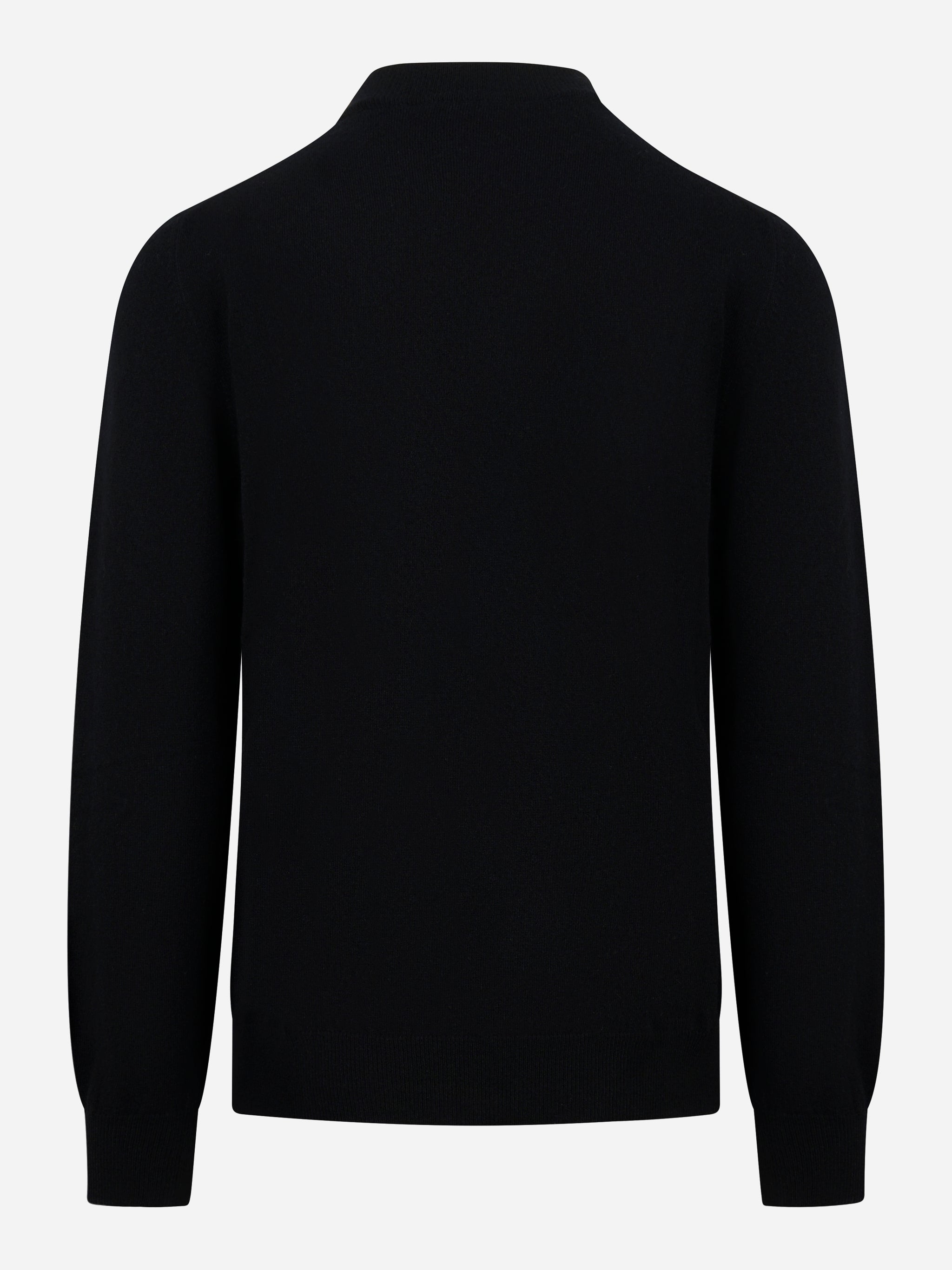 Lupetto in cashmere nero