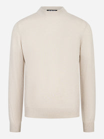 Lupetto in cashmere beige