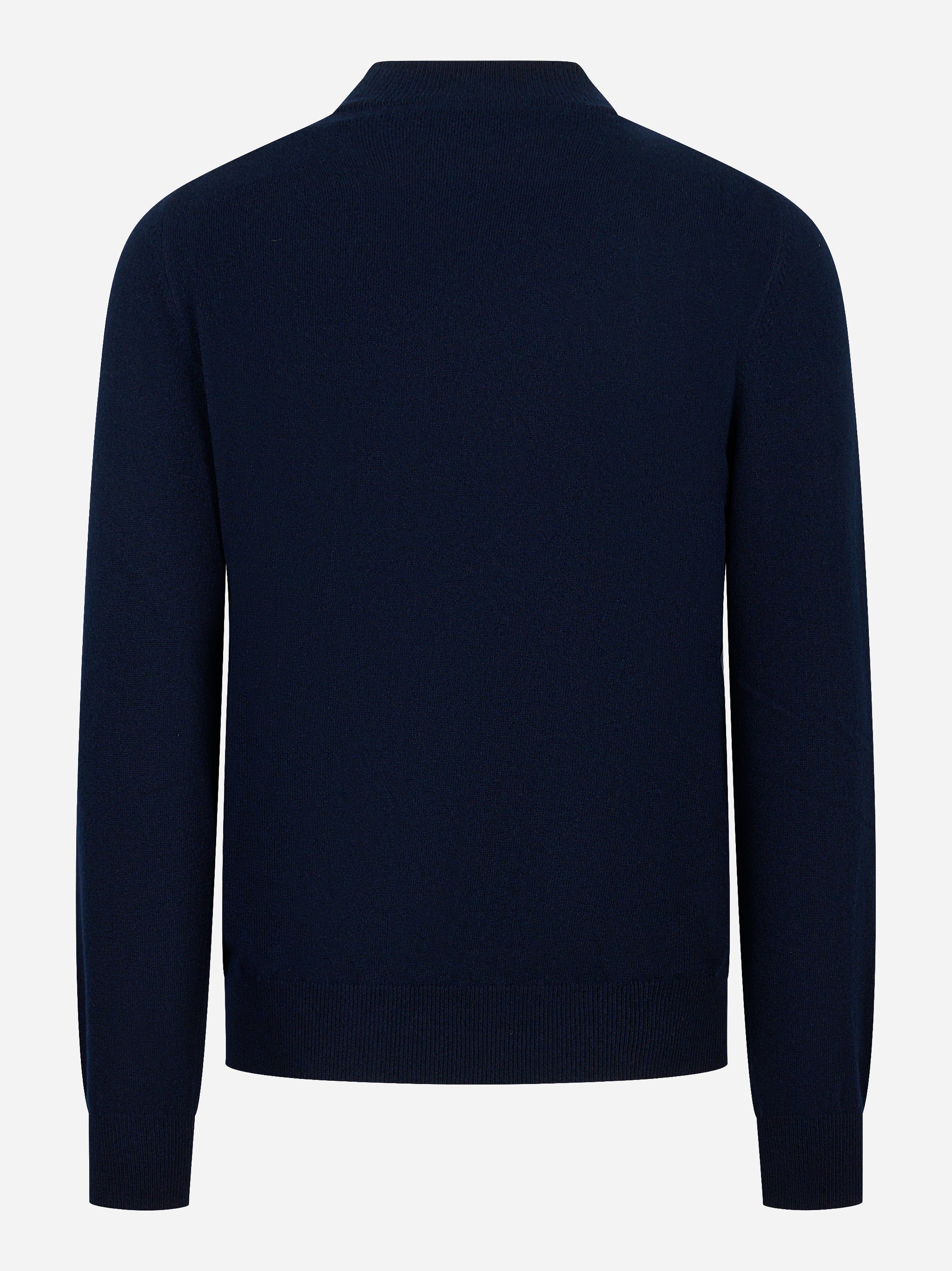 Lupetto in cashmere blu