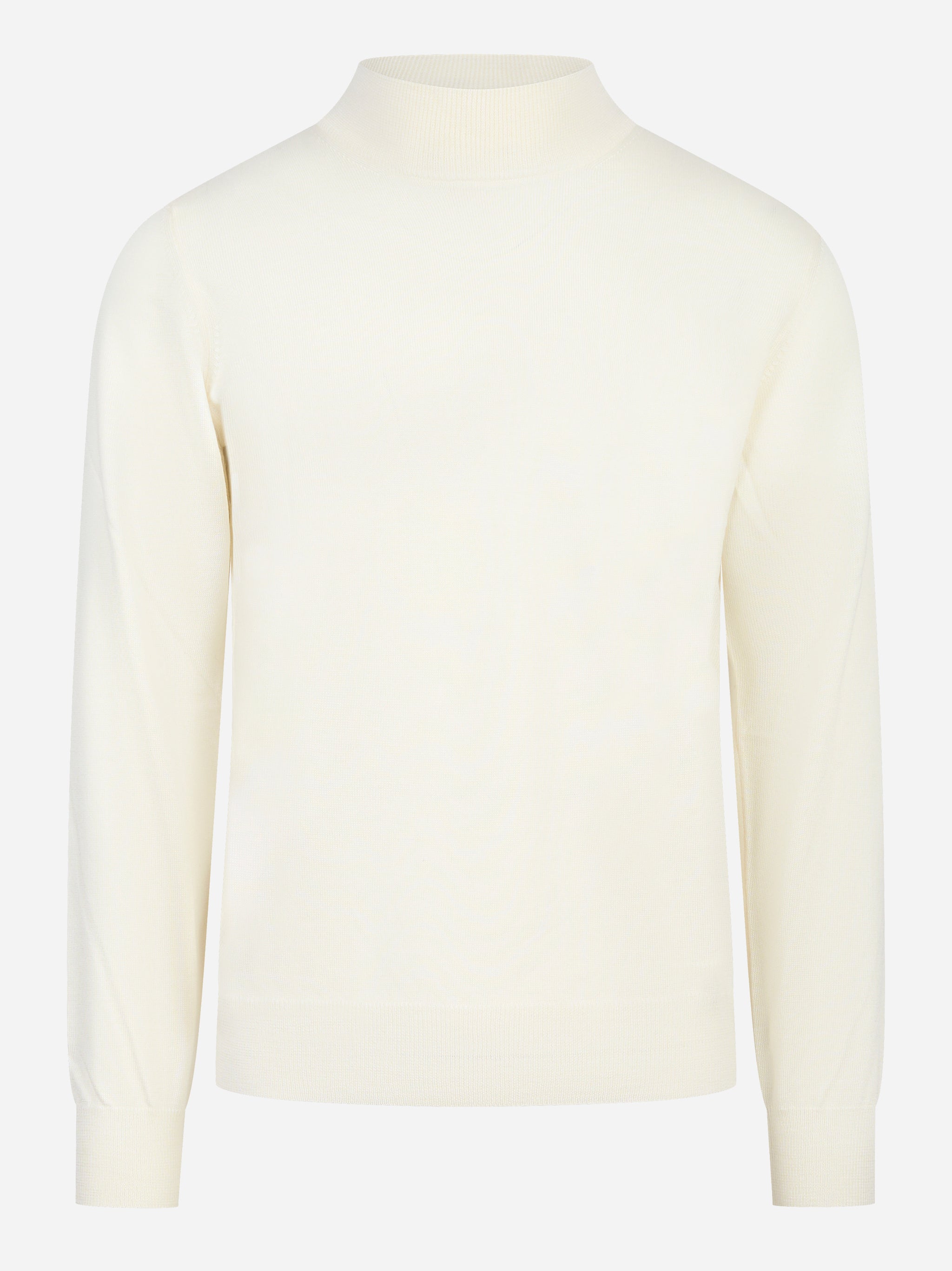 Lupetto in lana merinos finezza 12 bianco