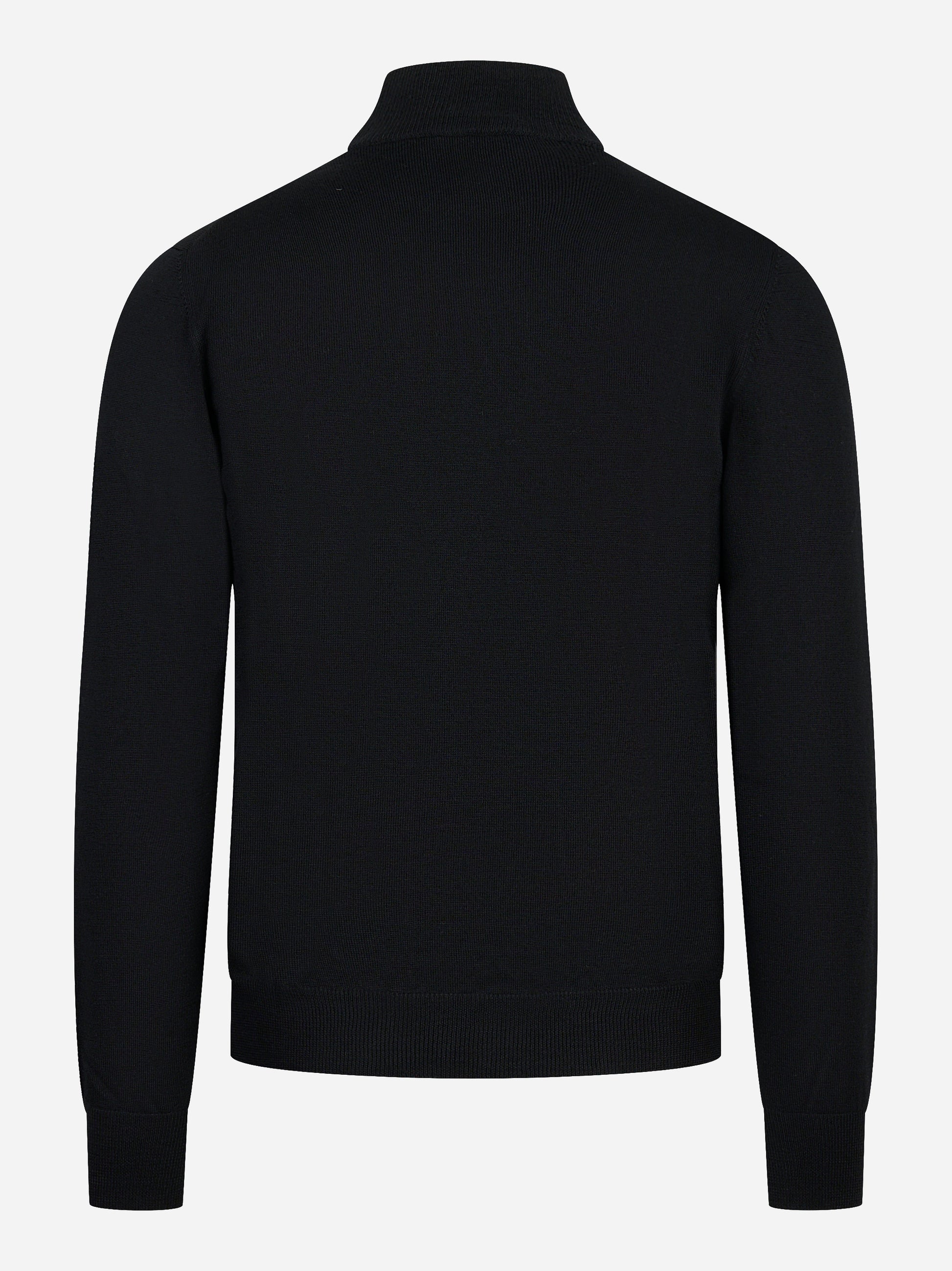 Lupetto in lana merinos finezza 12 nero