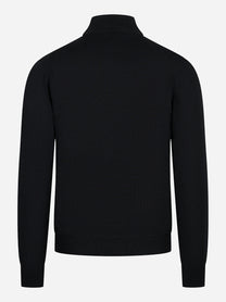 Lupetto in lana merinos finezza 12 nero