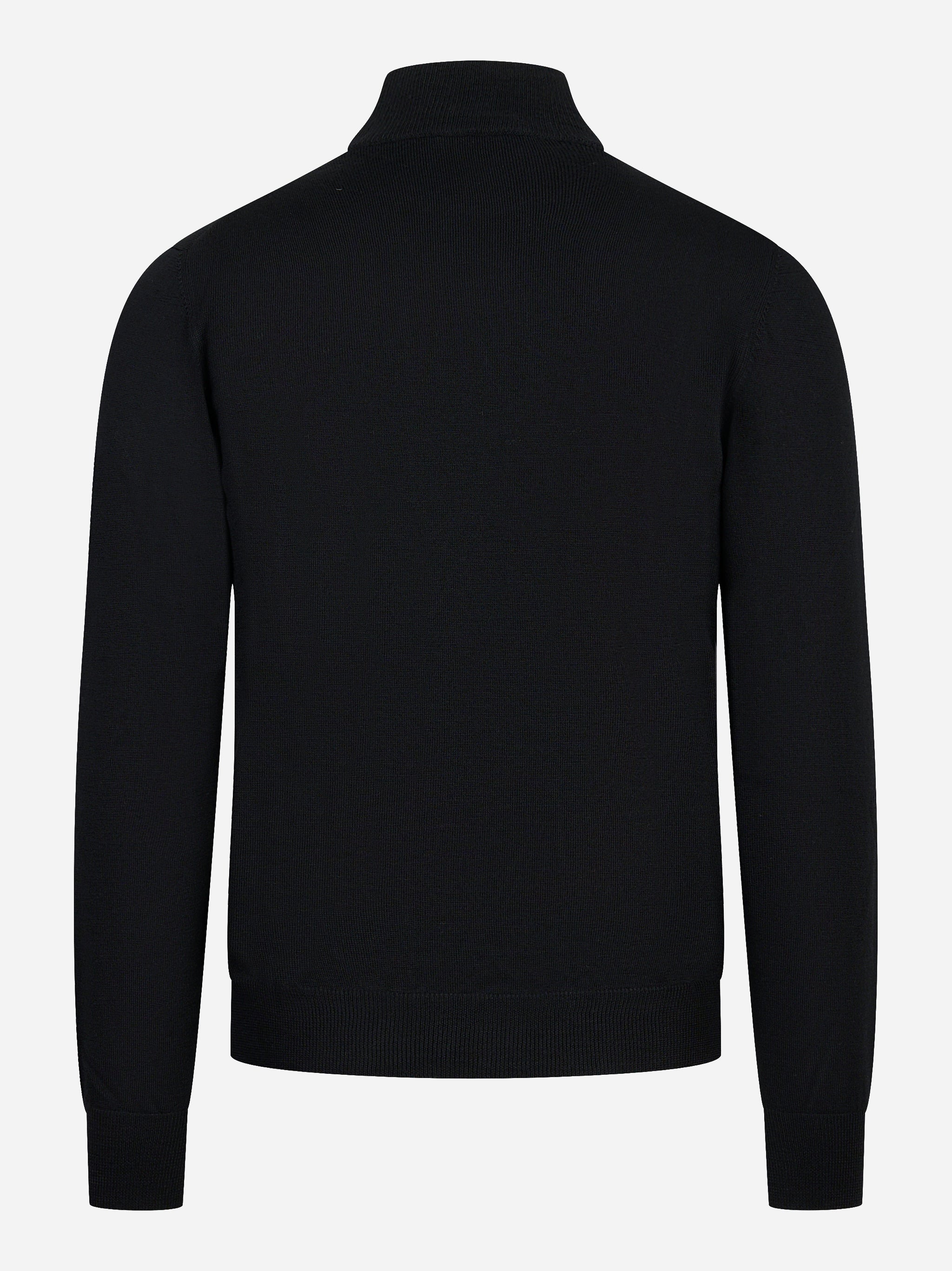 Lupetto in lana merinos finezza 12 nero