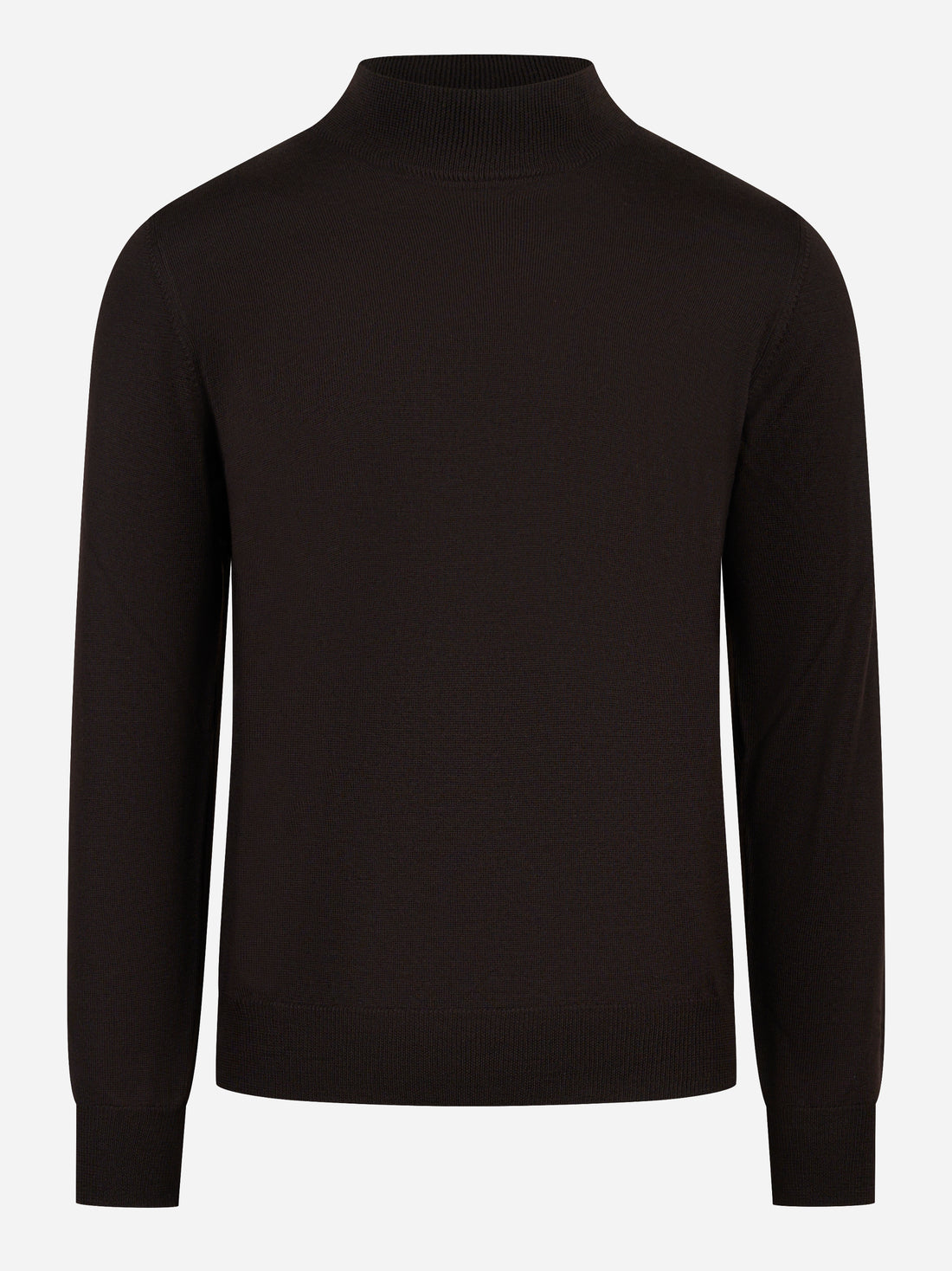 Lupetto in lana merinos finezza 12 marrone