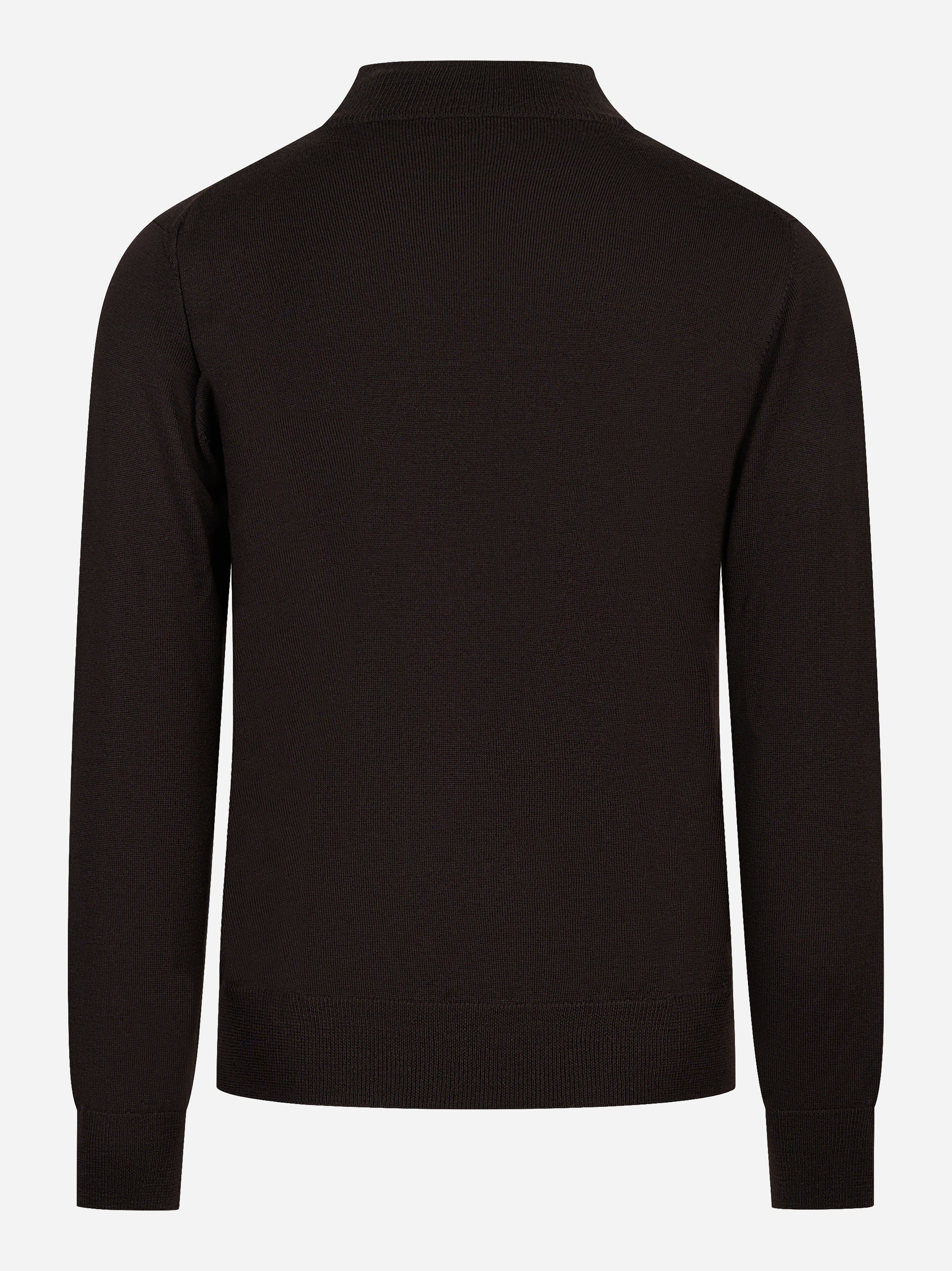 Lupetto in lana merinos finezza 12 marrone