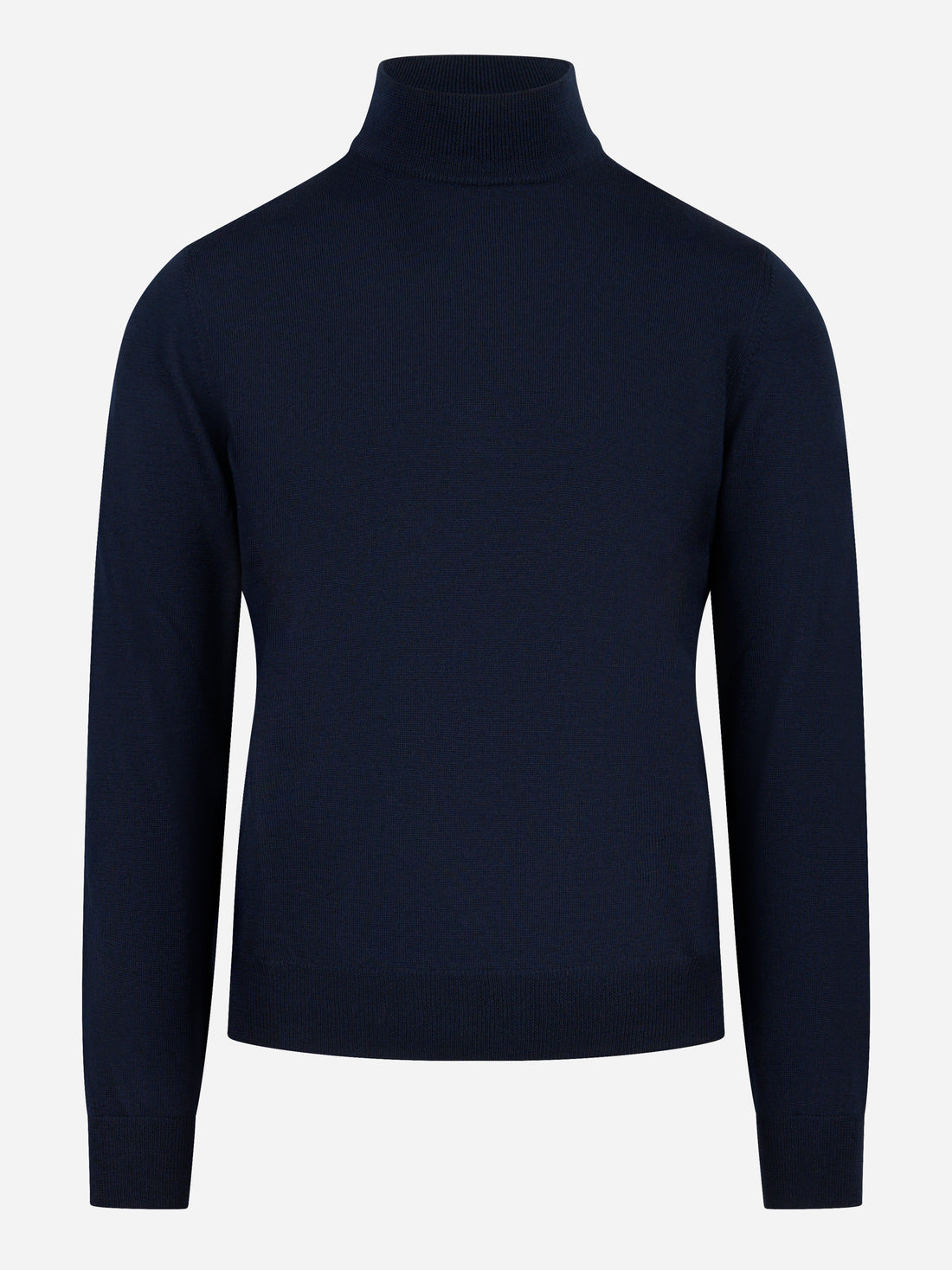 Lupetto blu in lana merinos finezza 12 blu