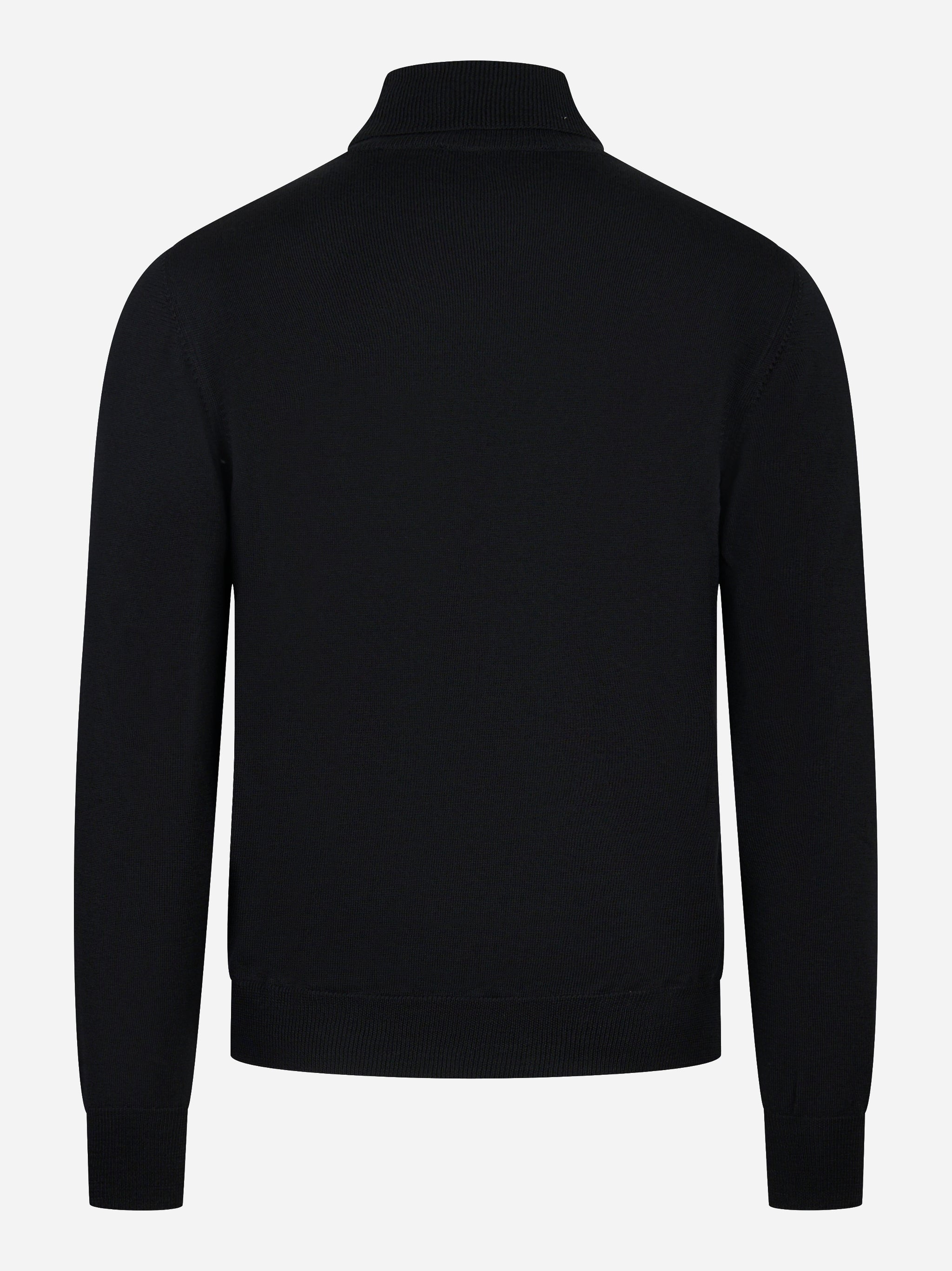 dolcevita in lana merinos finezza 12 nero