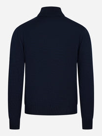 dolcevita in lana merinos finezza 12 blu