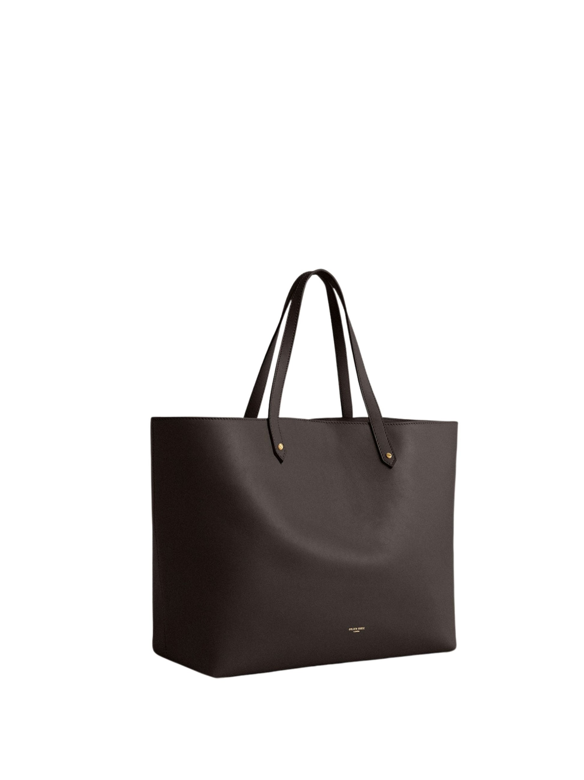 Golden Pasadena Bag in Smooth Calfskin Black