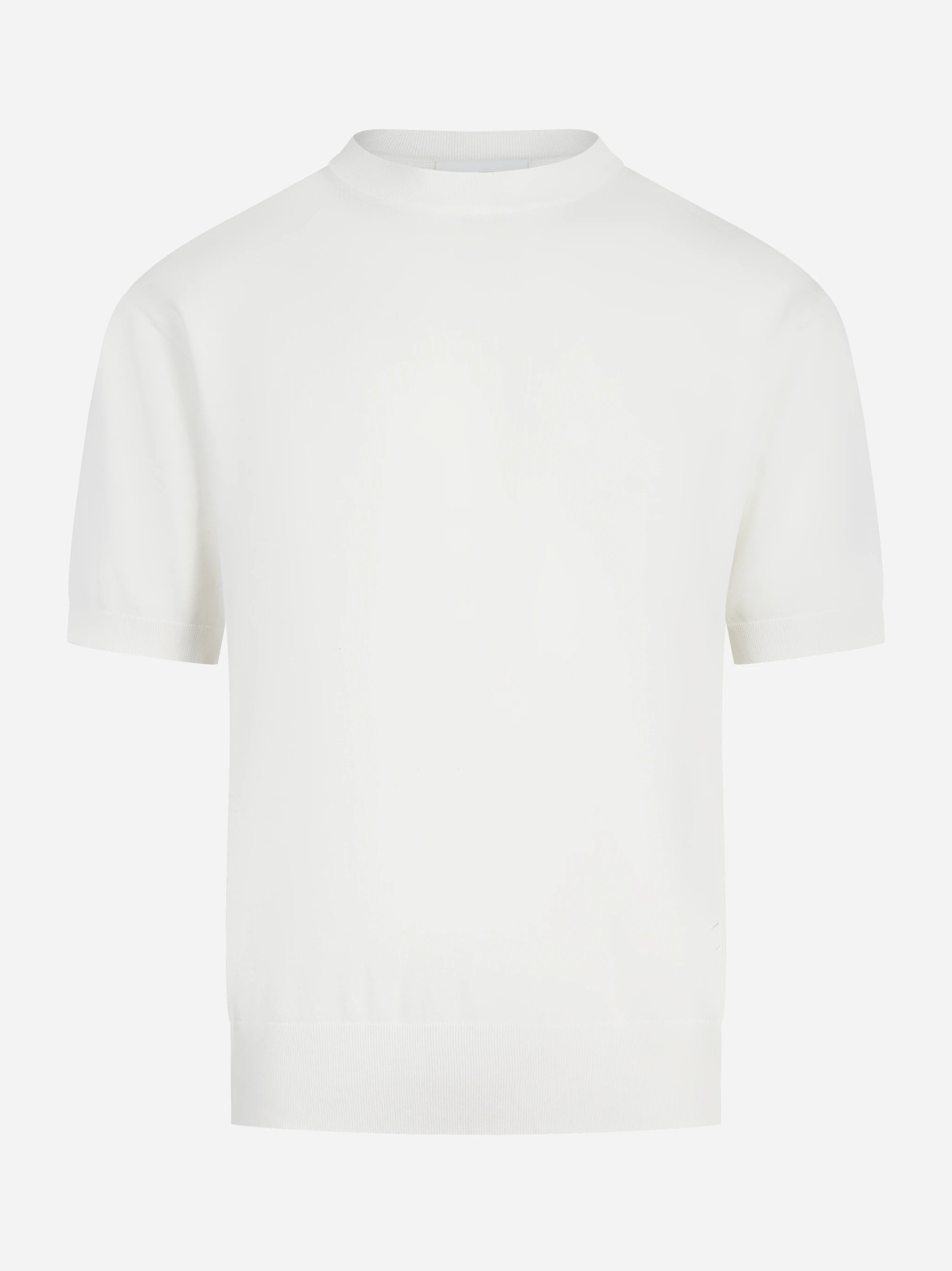 Maglia girocollo loose fit bianca