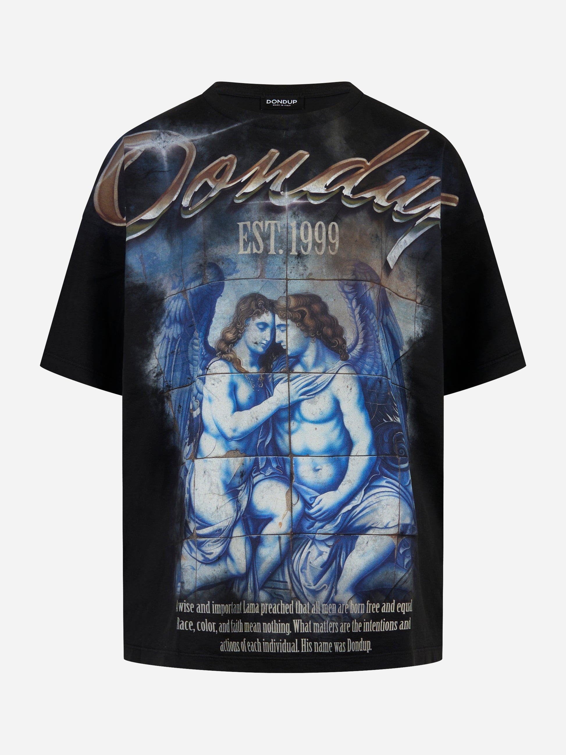 T-shirt girocollo over Nera