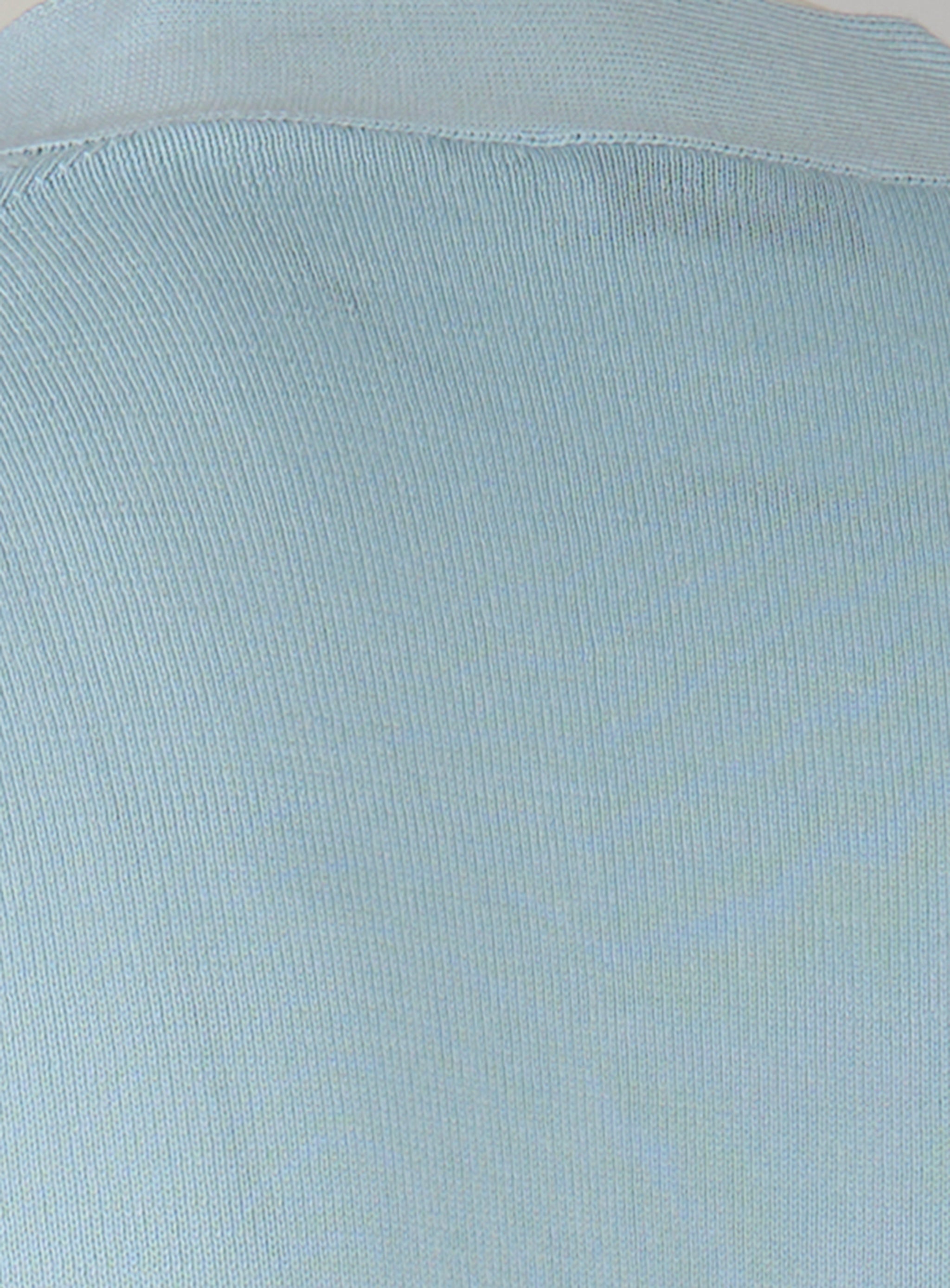 Cardigan finezza 12 Azzurro