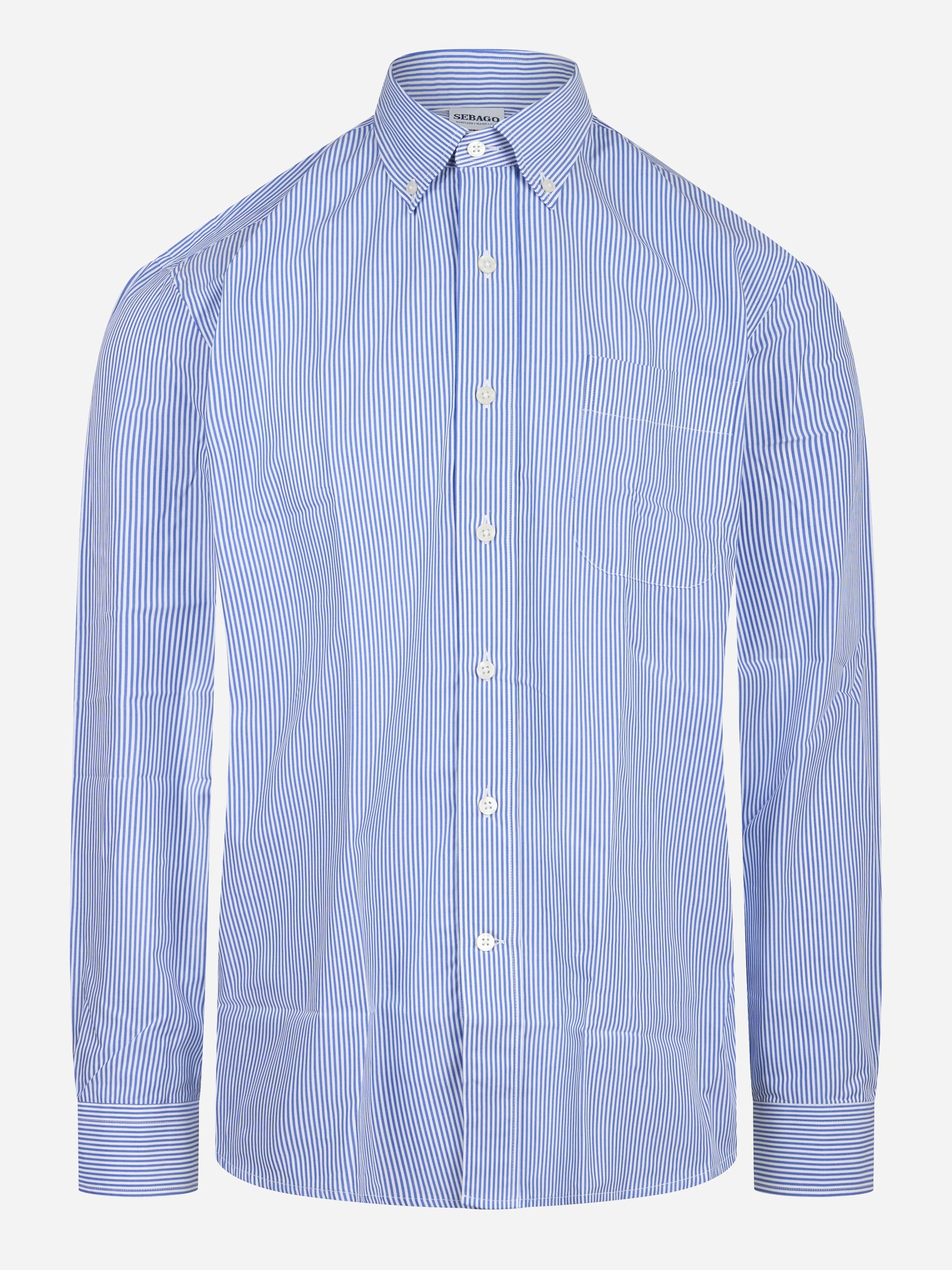 Camicia button down bacchettata Sheepscot in popeline di cotone