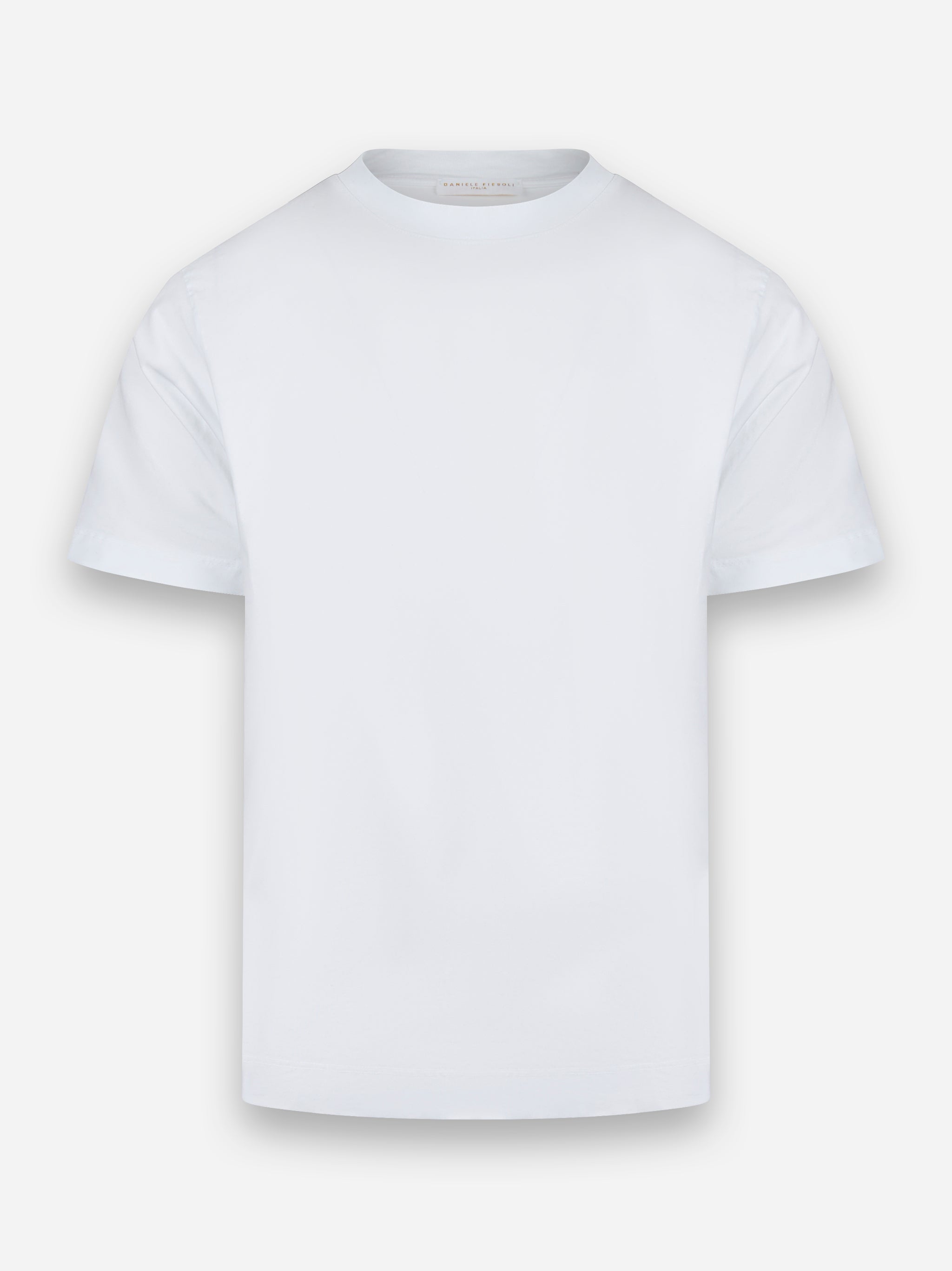 T-shirt girocollo slim Bianco