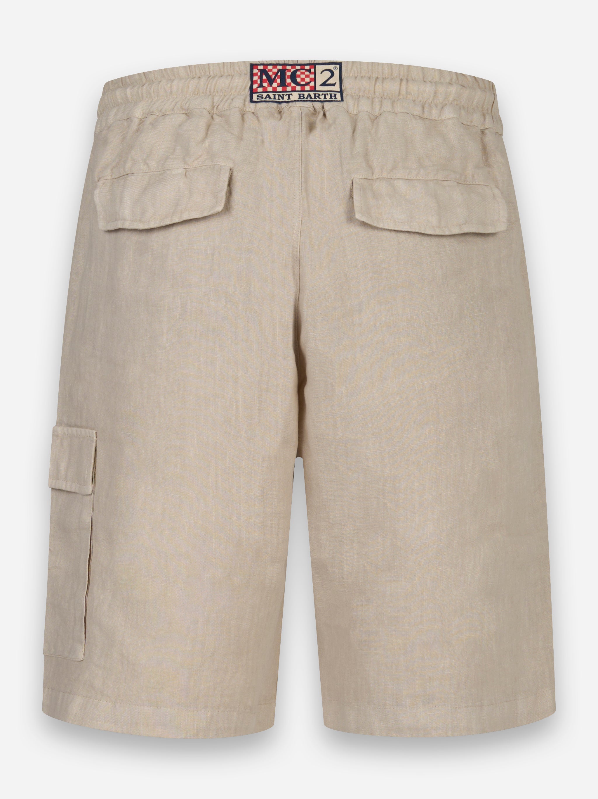 shorts Marseille in lino Beige