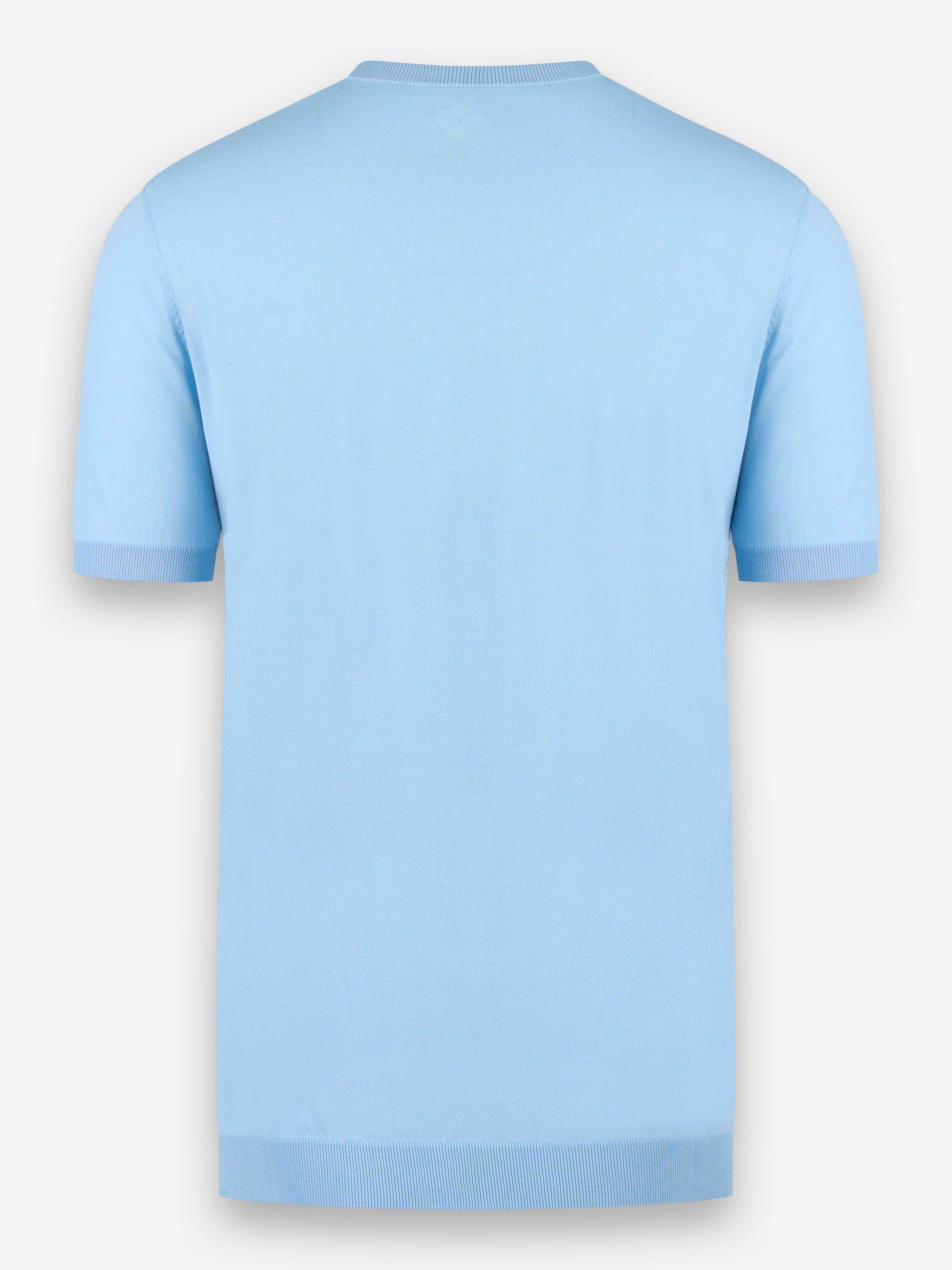 T-shirt manica corta in cotone Azzurro