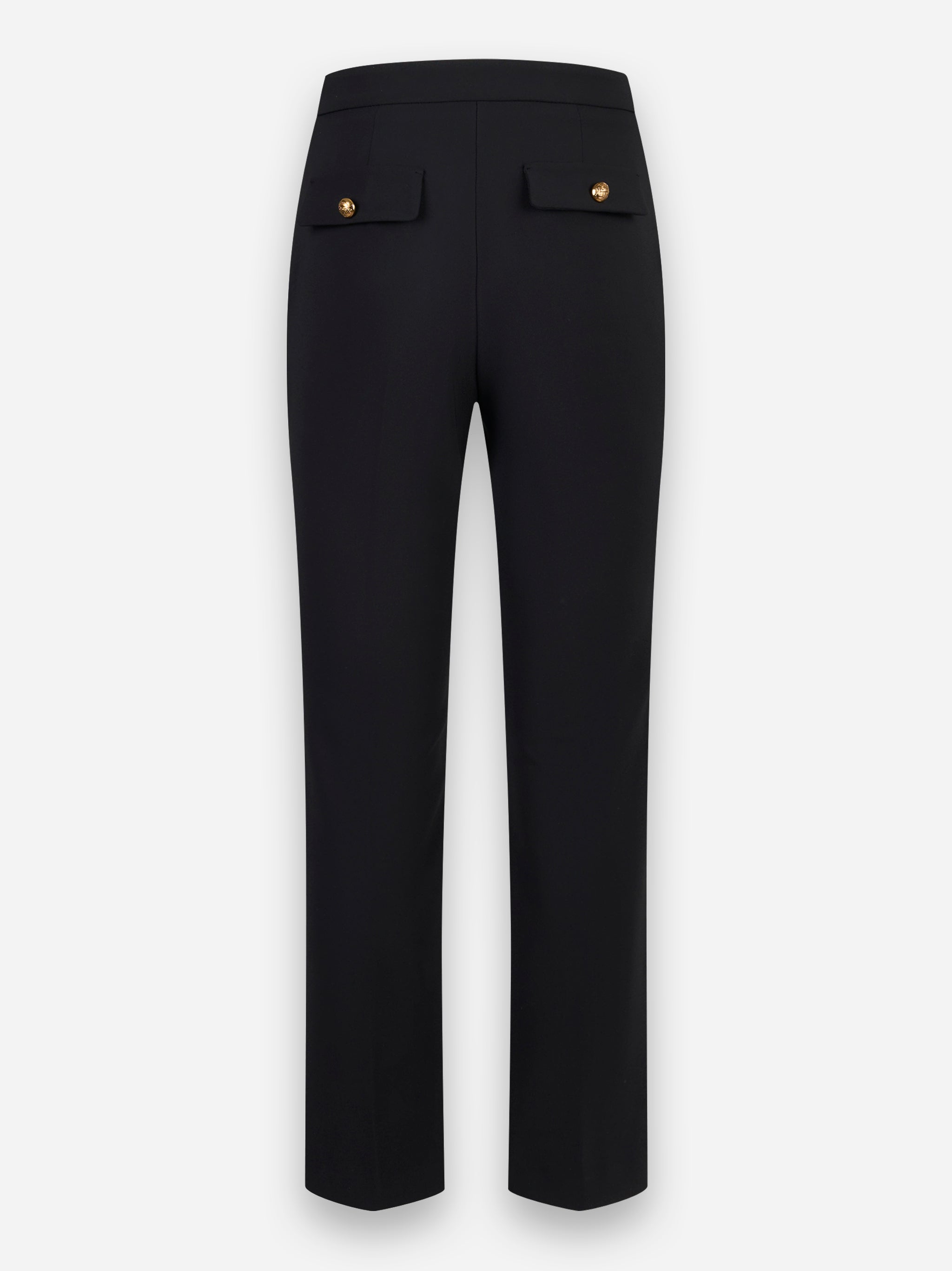 Tailleur monopetto in crepe Nero