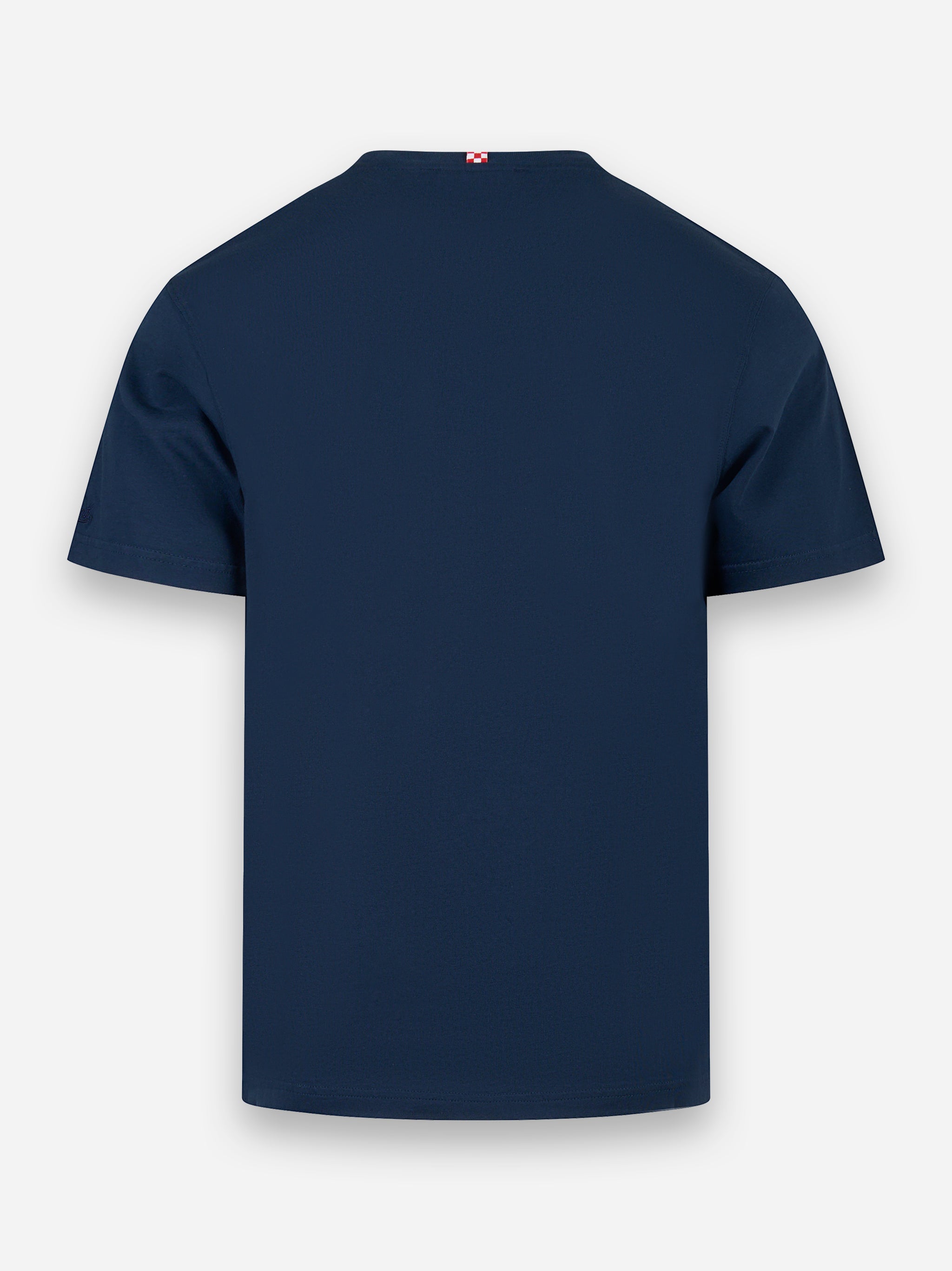 T-shirt Dover girocollo in cotone Blu