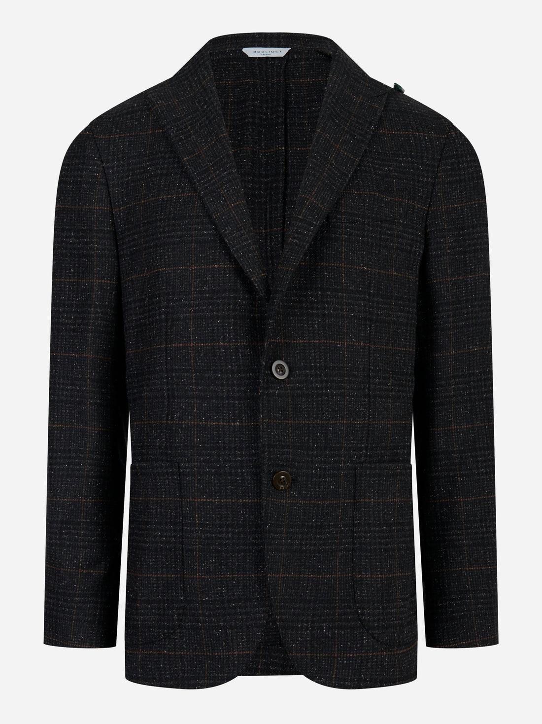 Blazer monopetto in lana Nero